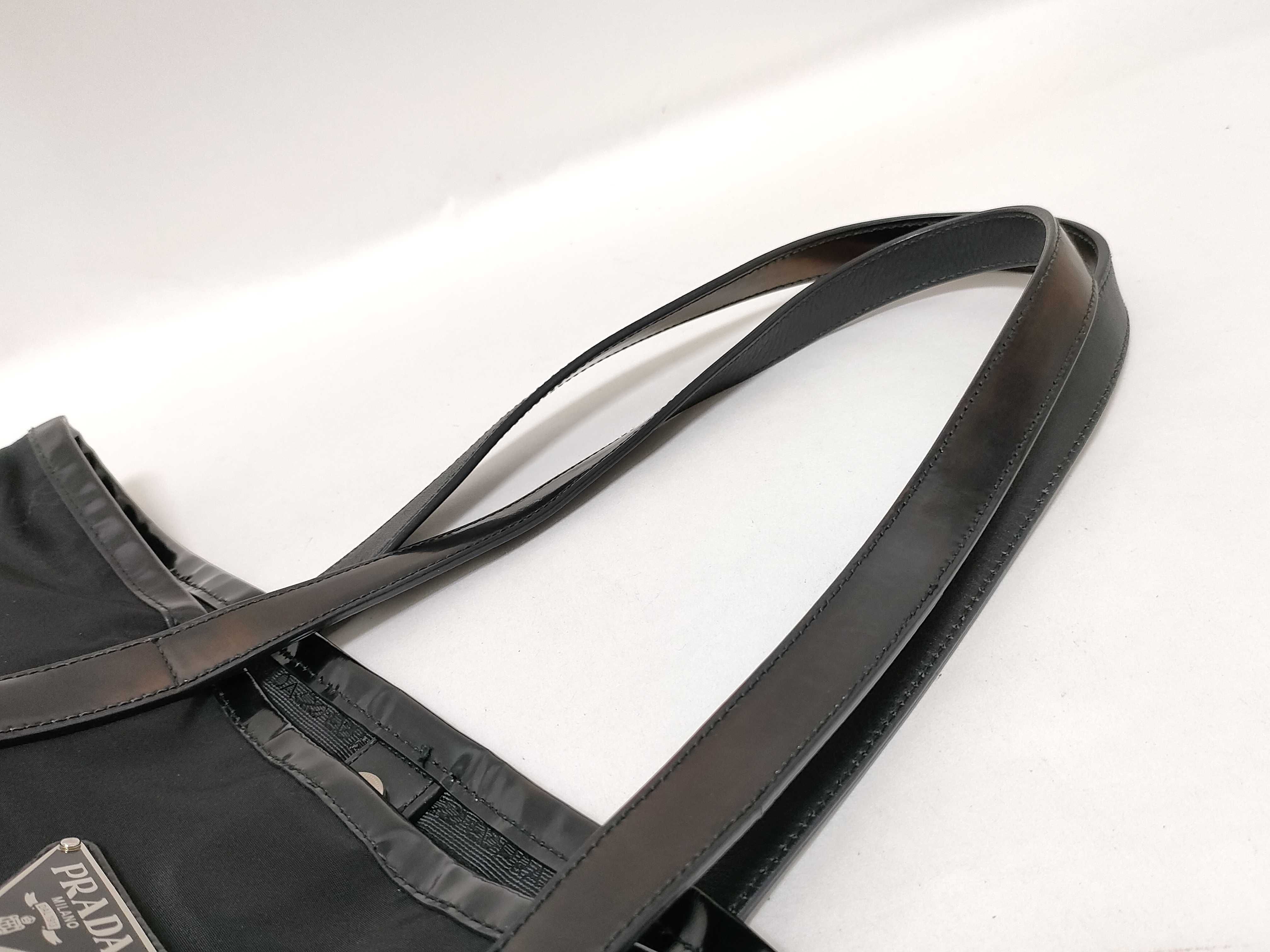 Nylon Prada Nylon Tote BR4371 Black Tote Bag — view 3