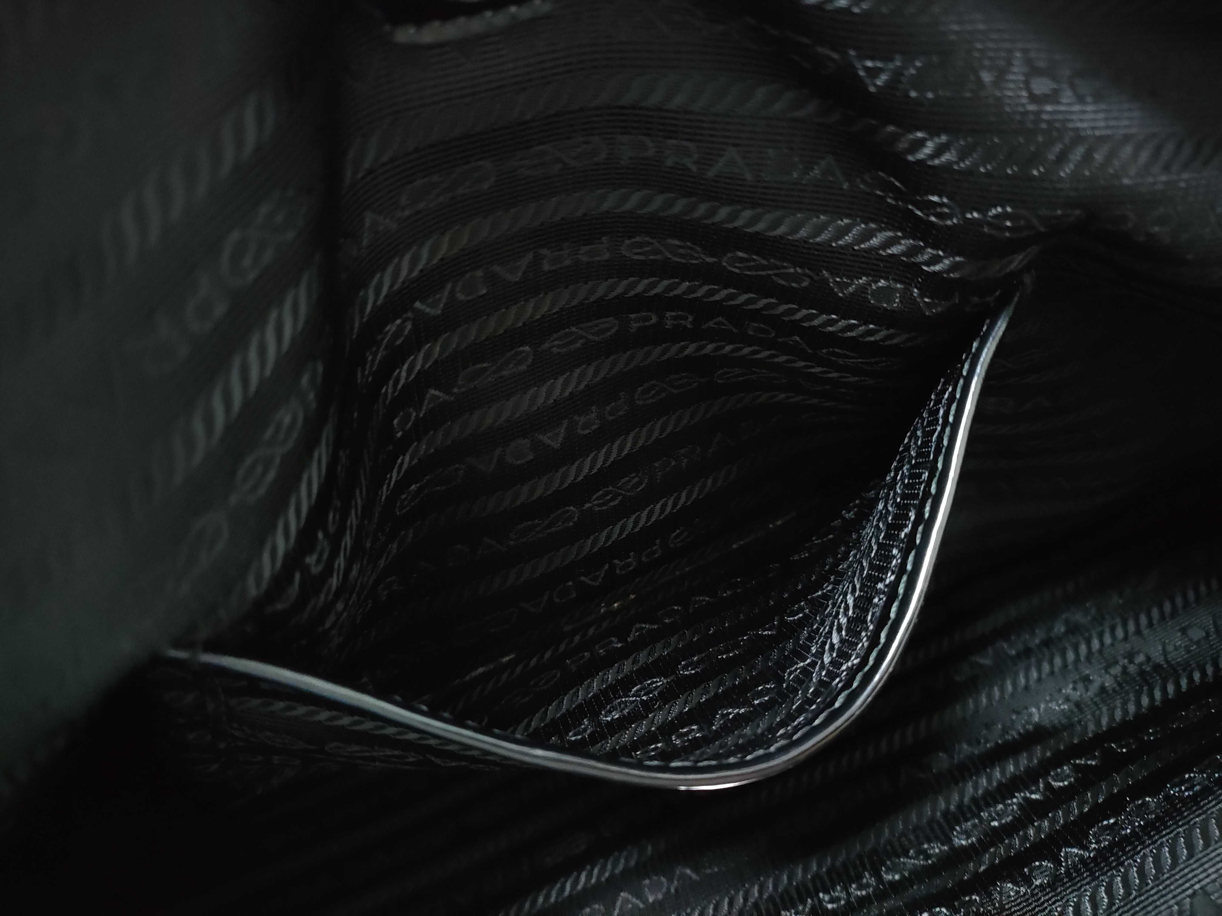 Nylon Prada Nylon Tote BR4371 Black Tote Bag — view 10