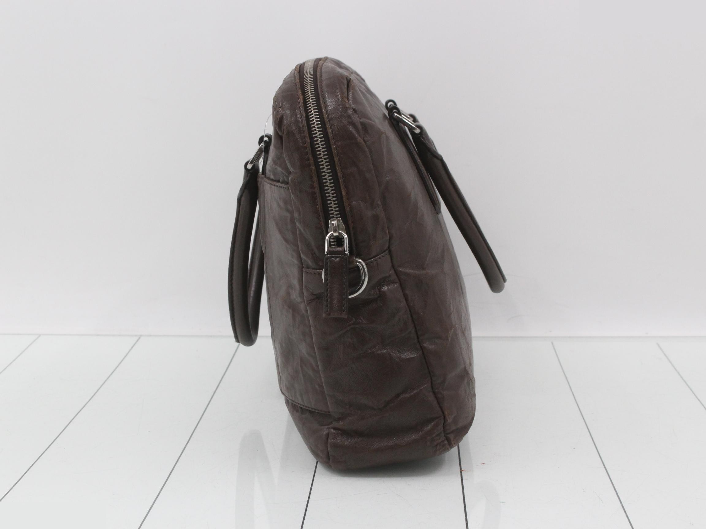 Crinkled finish Hand Bag — view 3