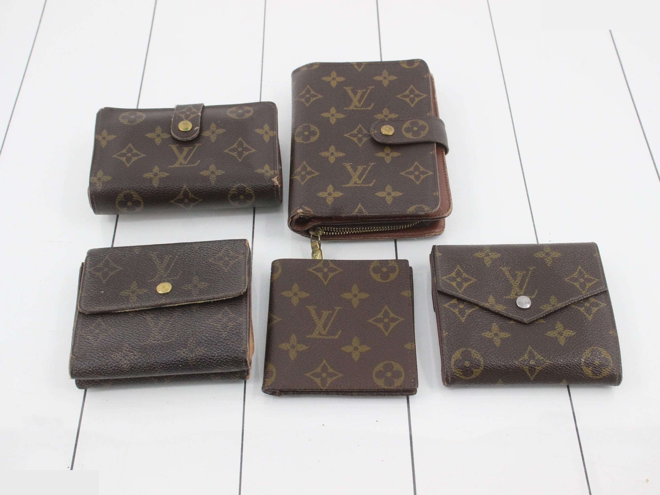 Monogram Wallets - 5-Piece Set