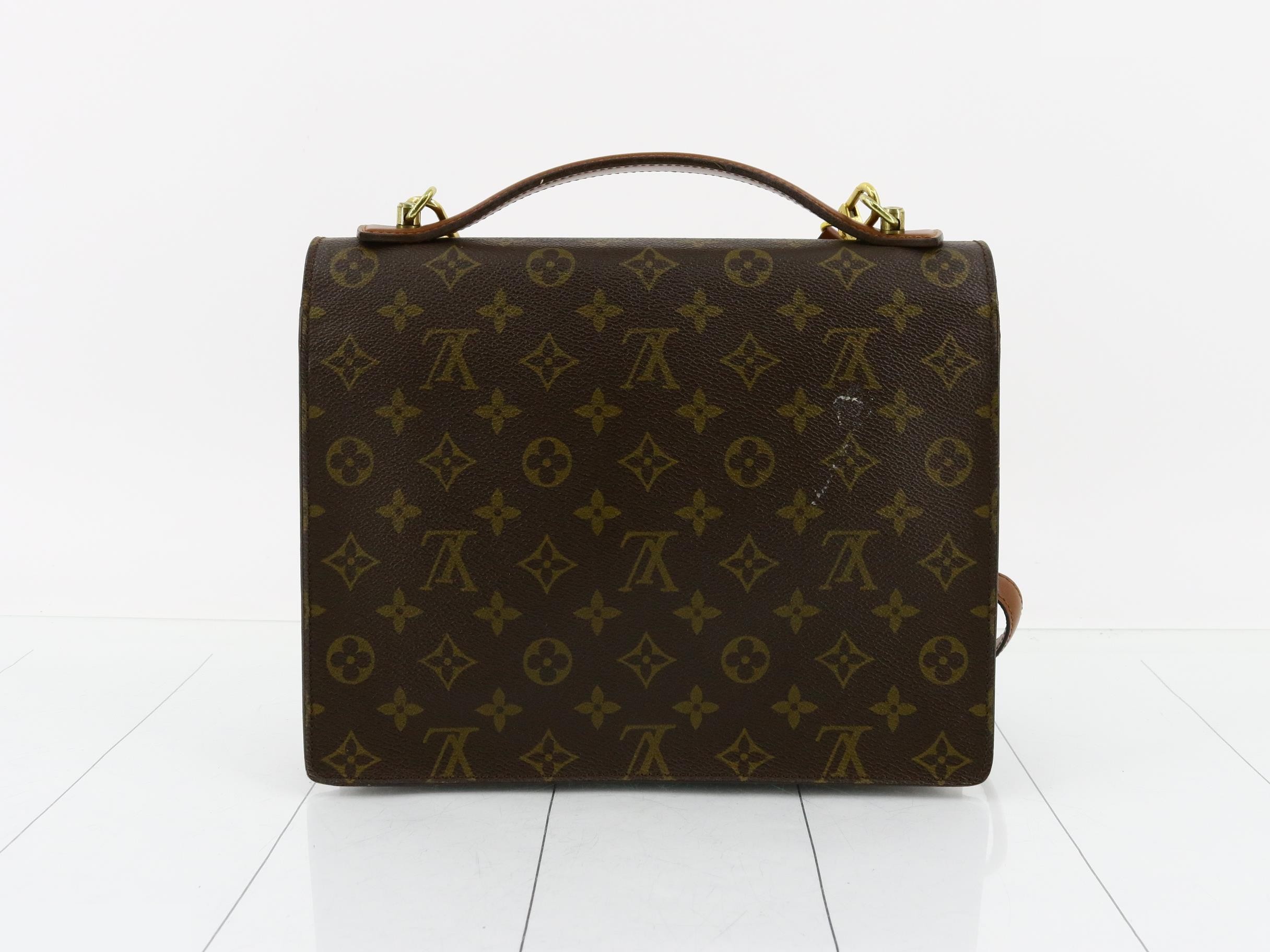 monogram handbag — view 2