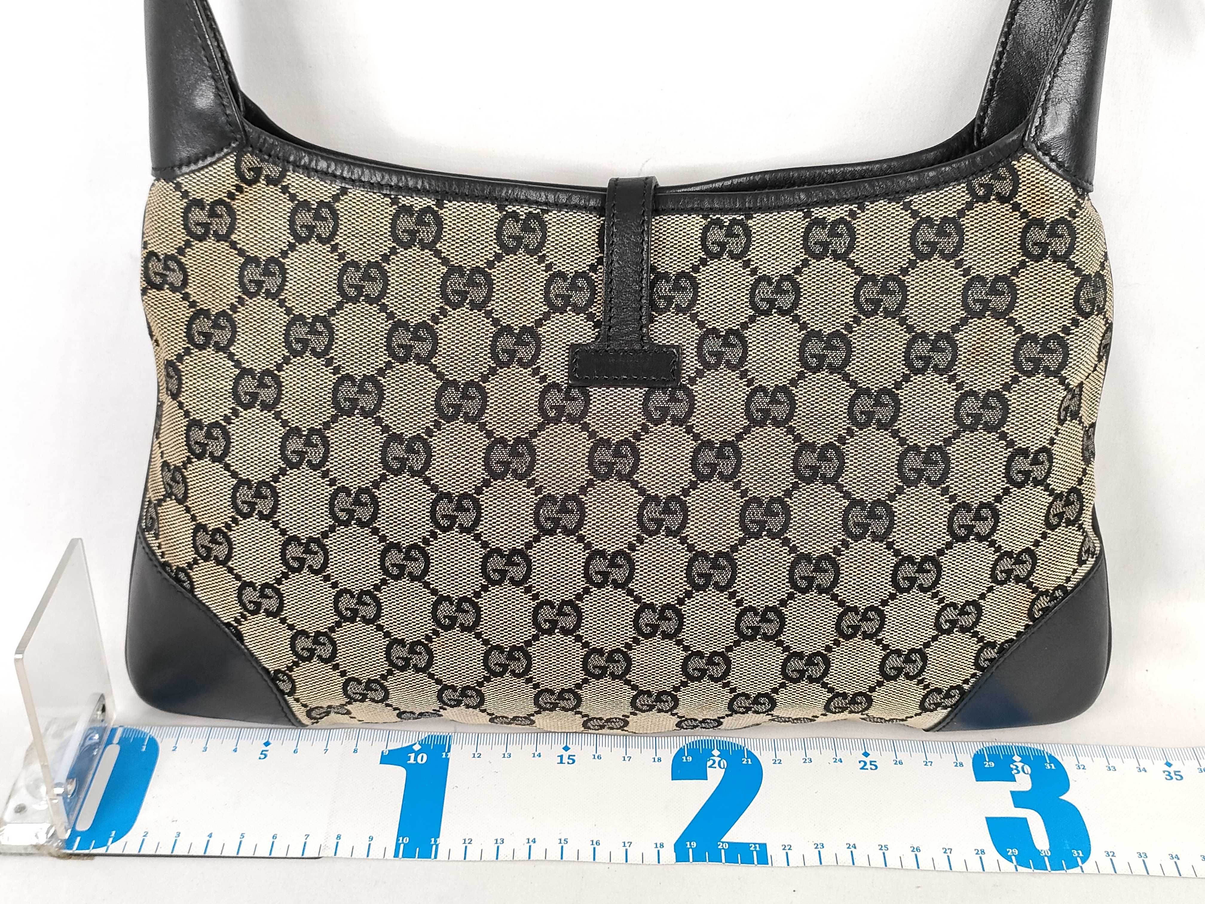 GG Canvas One-Shoulder Bag, Black Shoulder Bag — view 2