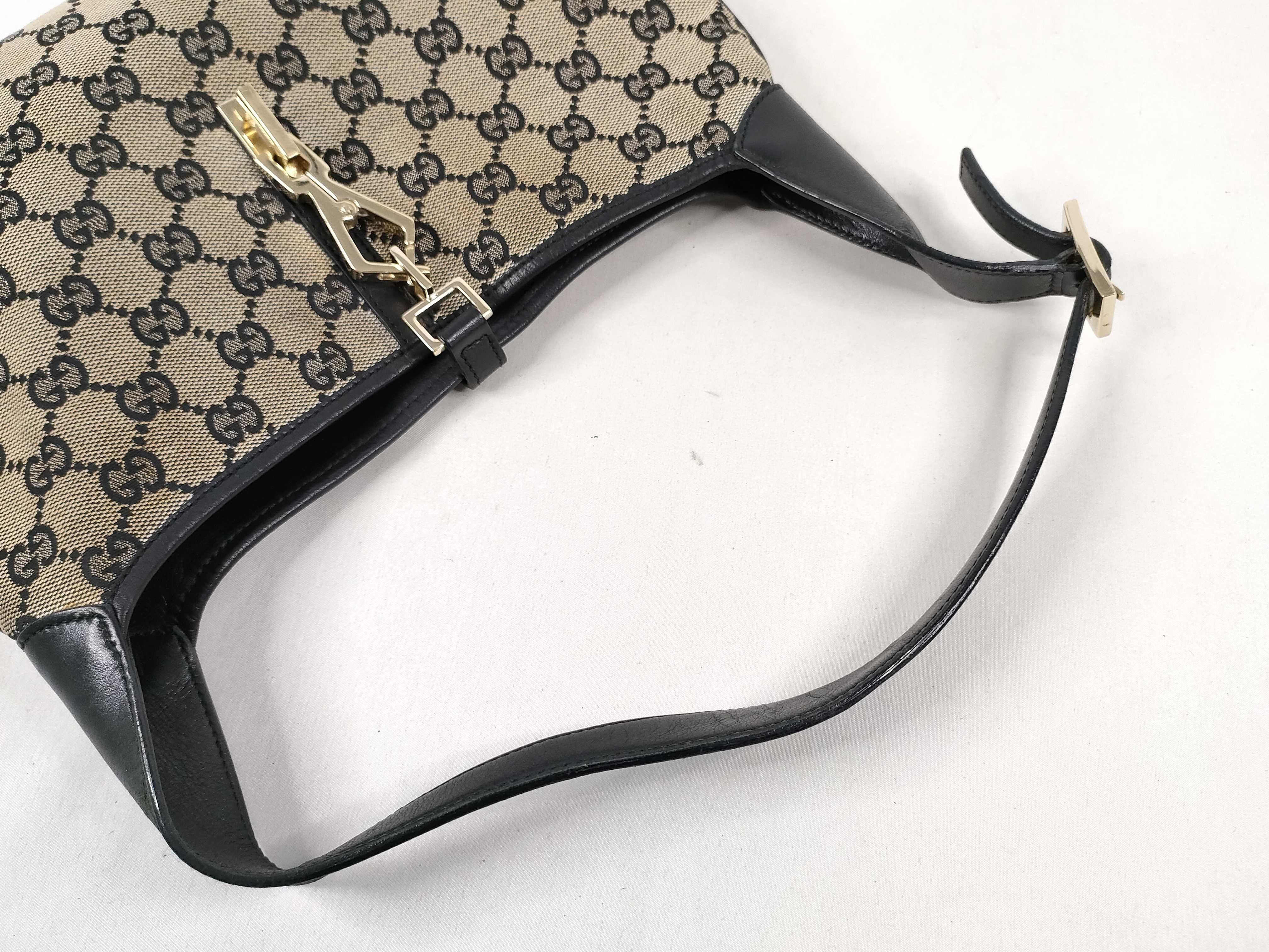 GG Canvas One-Shoulder Bag, Black Shoulder Bag — view 3