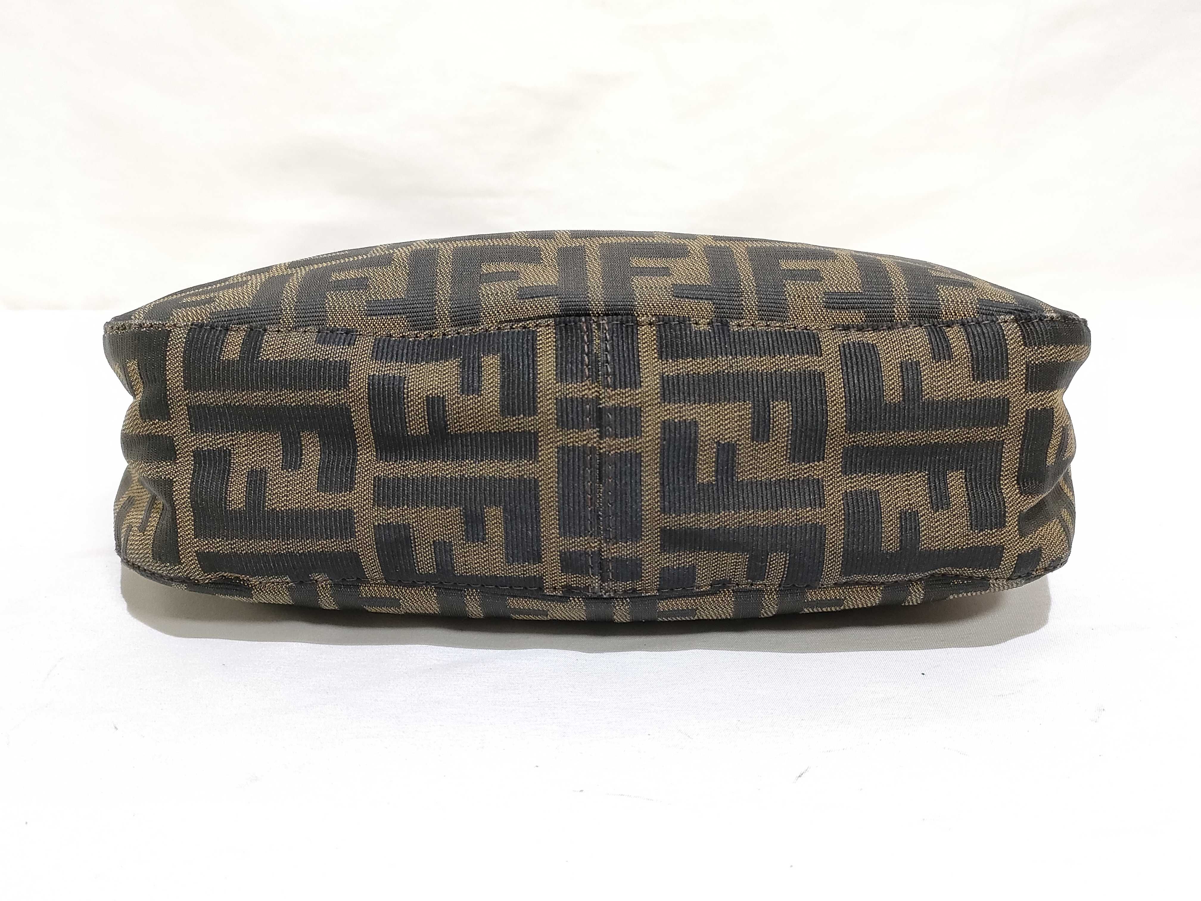 Zucca pattern Fendi Zucca handbag Mamma Bucket brown handbag — view 7