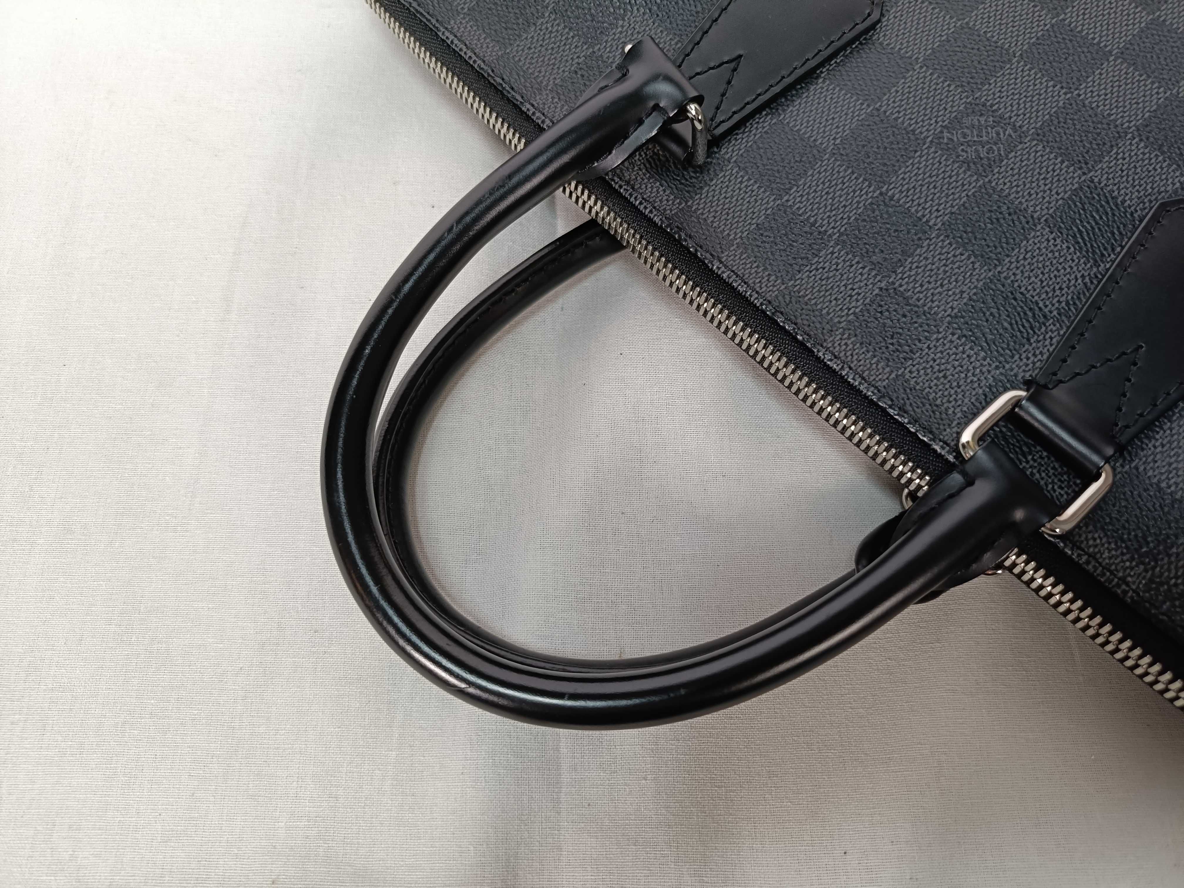 Port Document Jour Black Damier Medium Shoulder Bag — view 6