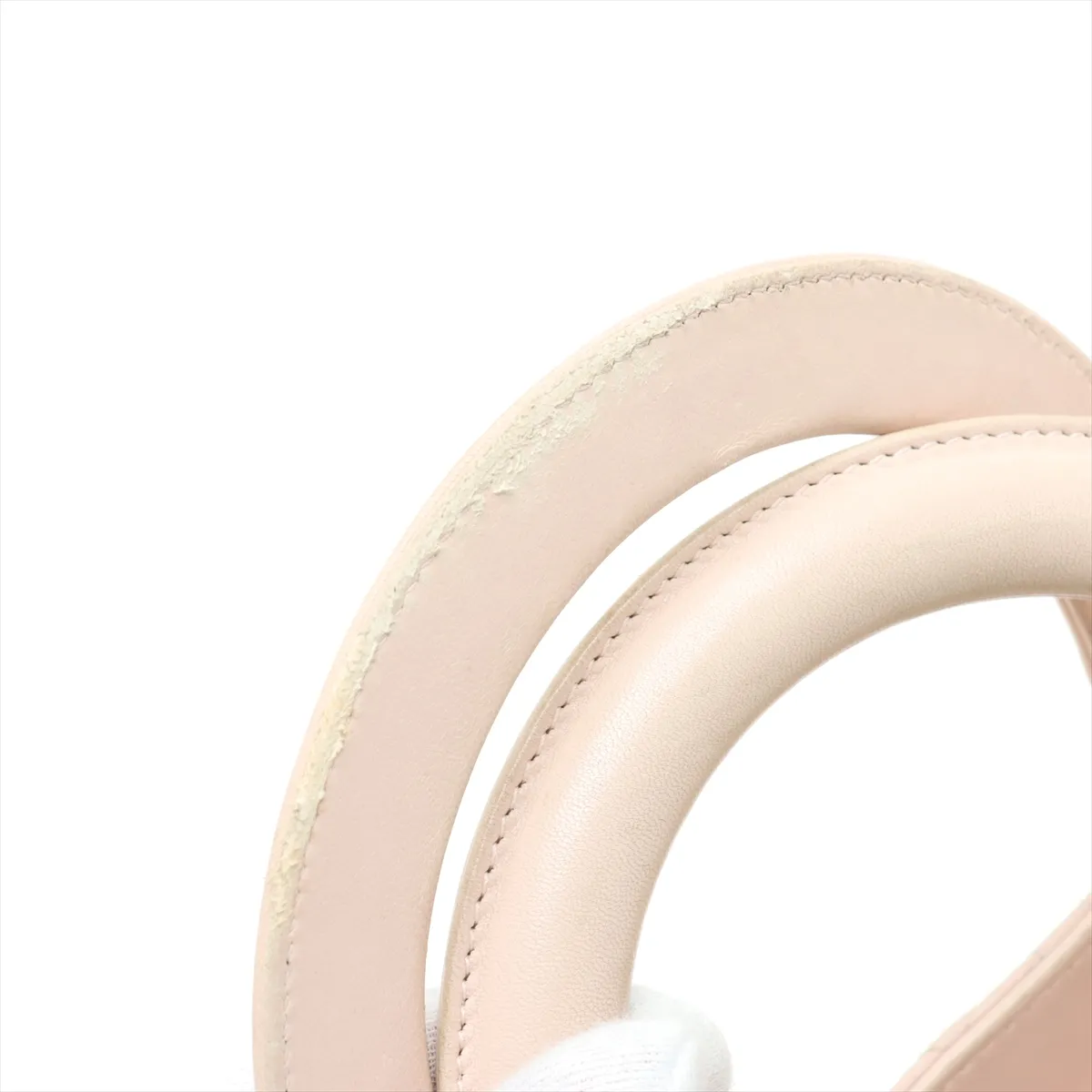 Lady Dior Cannage Large Leather 2WAY Handbag Pink Beige — view 12