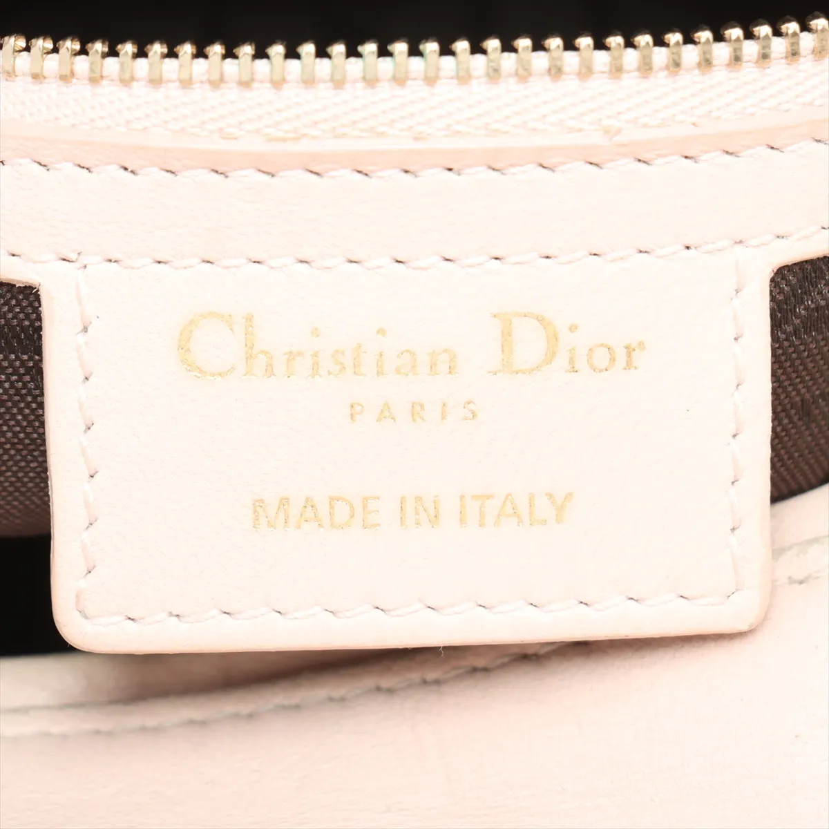 Lady Dior Cannage Large Leather 2WAY Handbag Pink Beige — view 10
