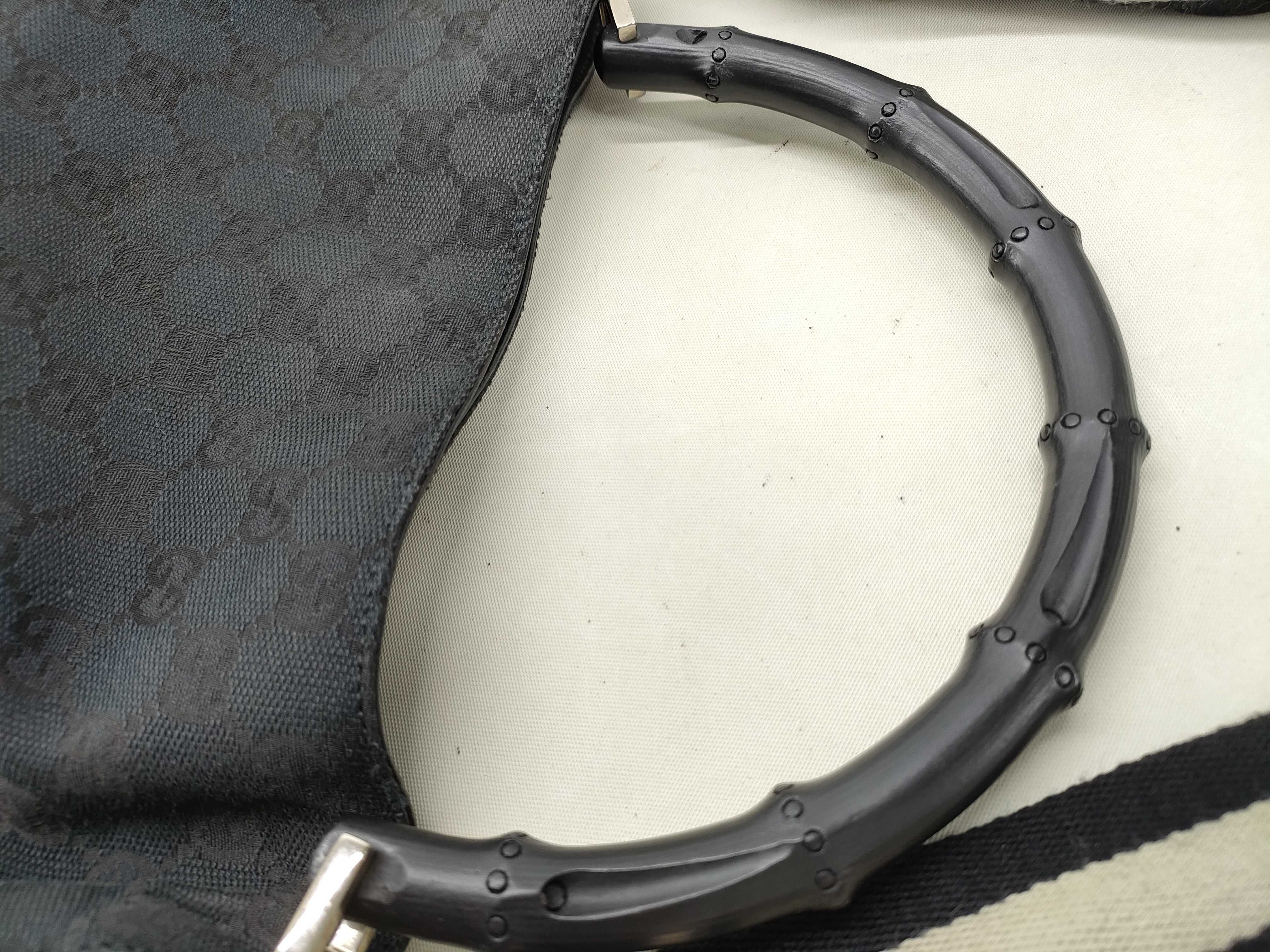 GG Canvas Gucci Bamboo 2-way Handbag — view 6