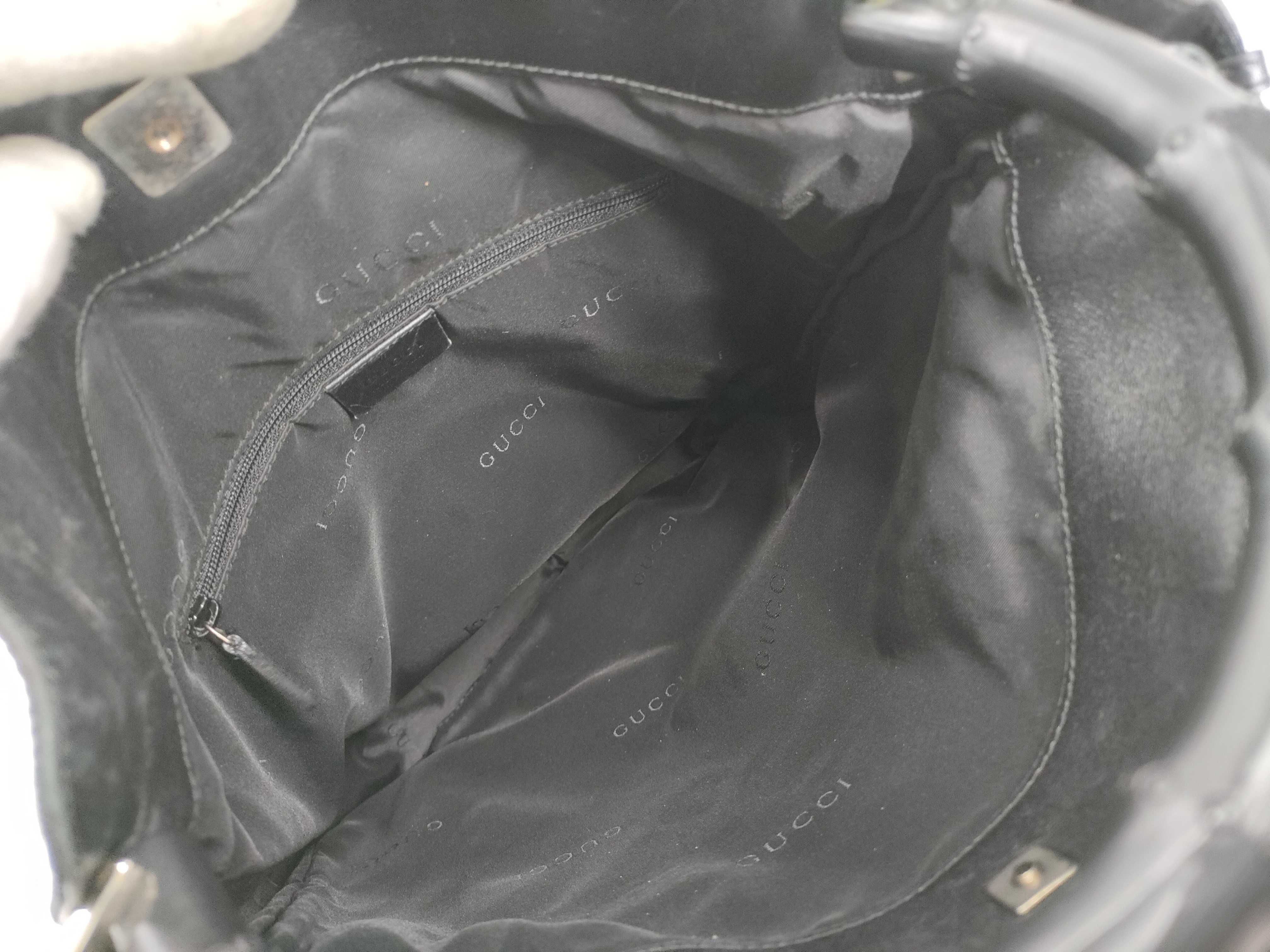GG Canvas Gucci Bamboo 2-way Handbag — view 9