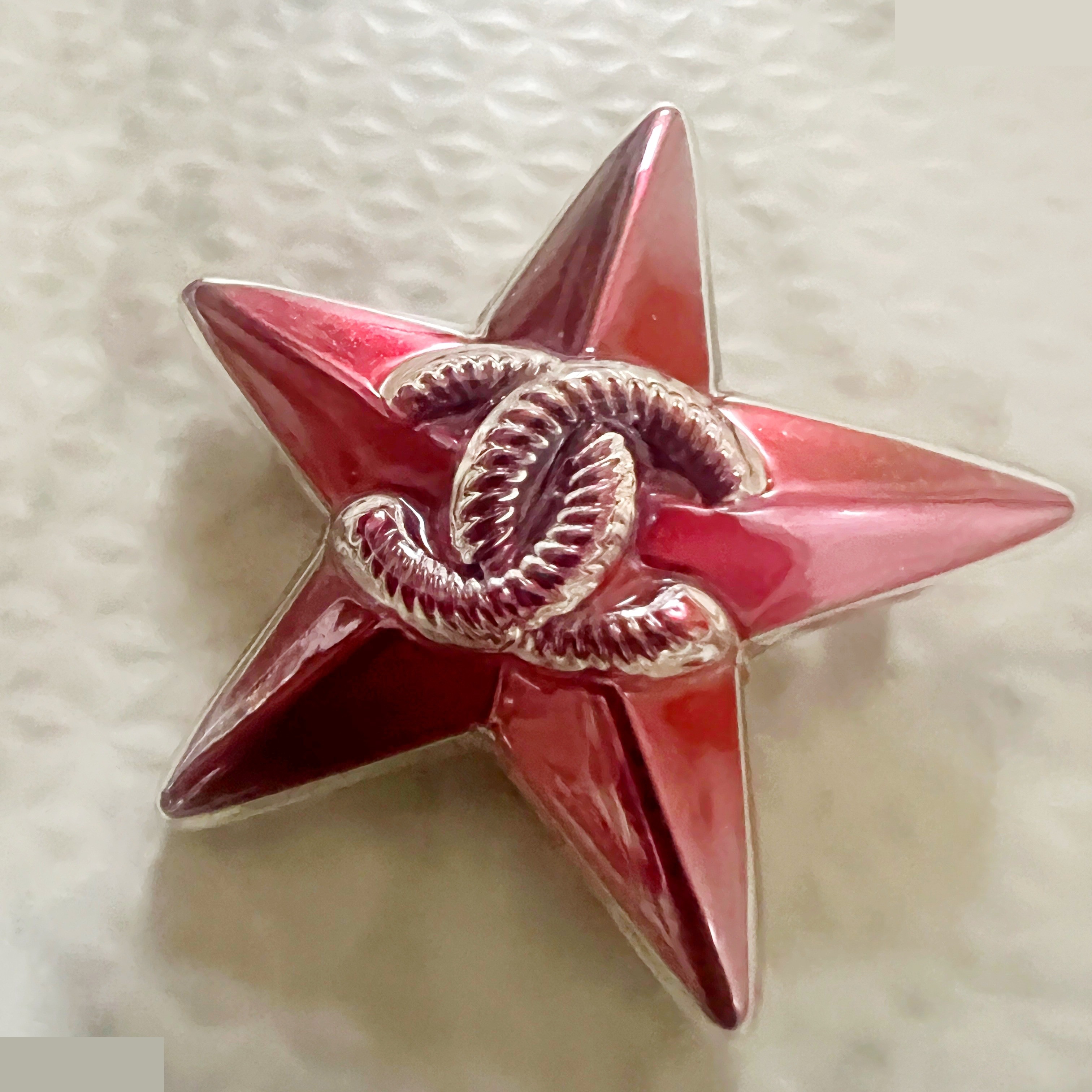 A18A Star Coco Mark Brooch