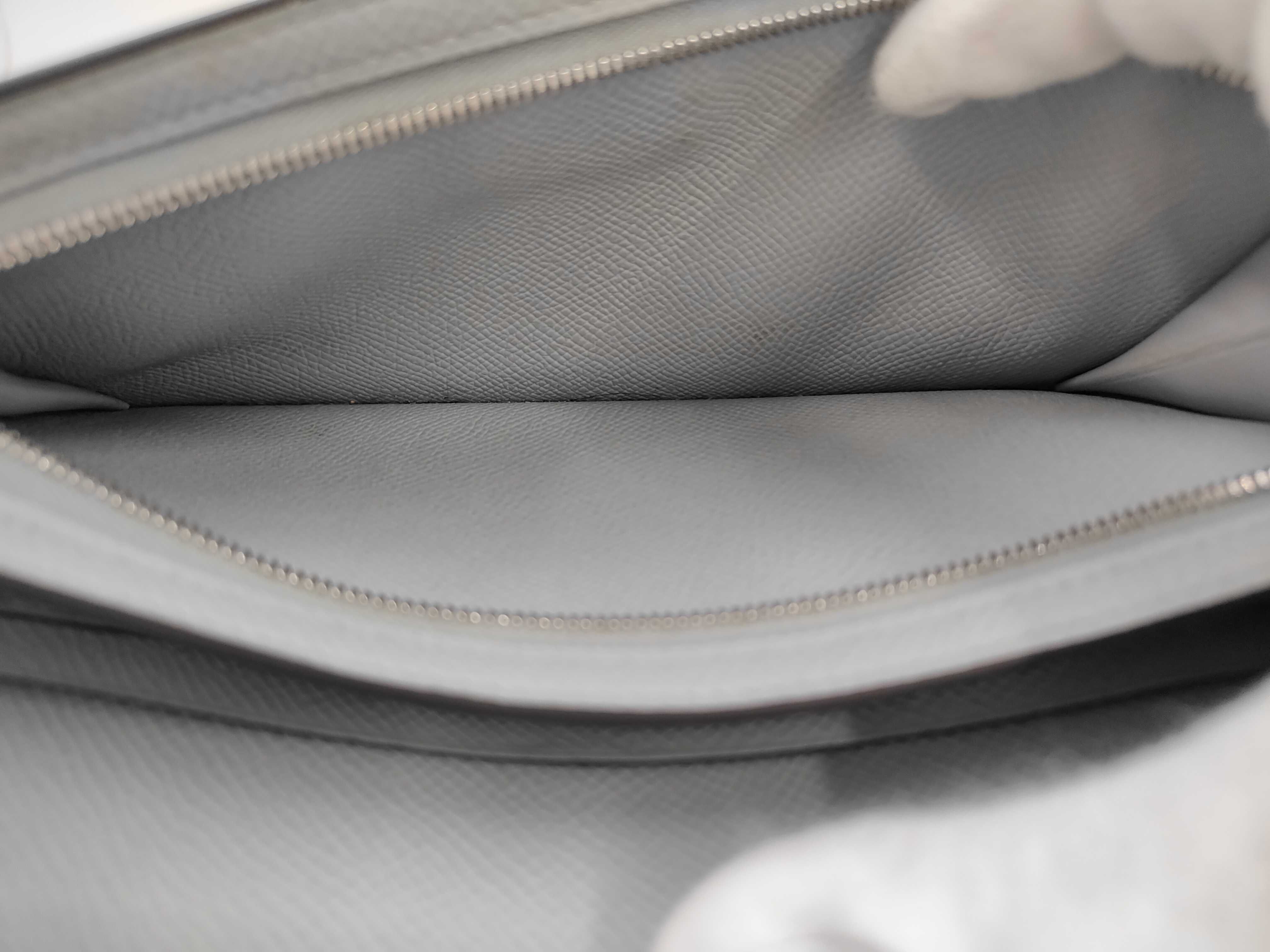 Kelly Pocket Long Wallet, Apic, Veau Epsom Leather, Blue Glacier x Gris Pantin x Craie, K Stamp — view 5