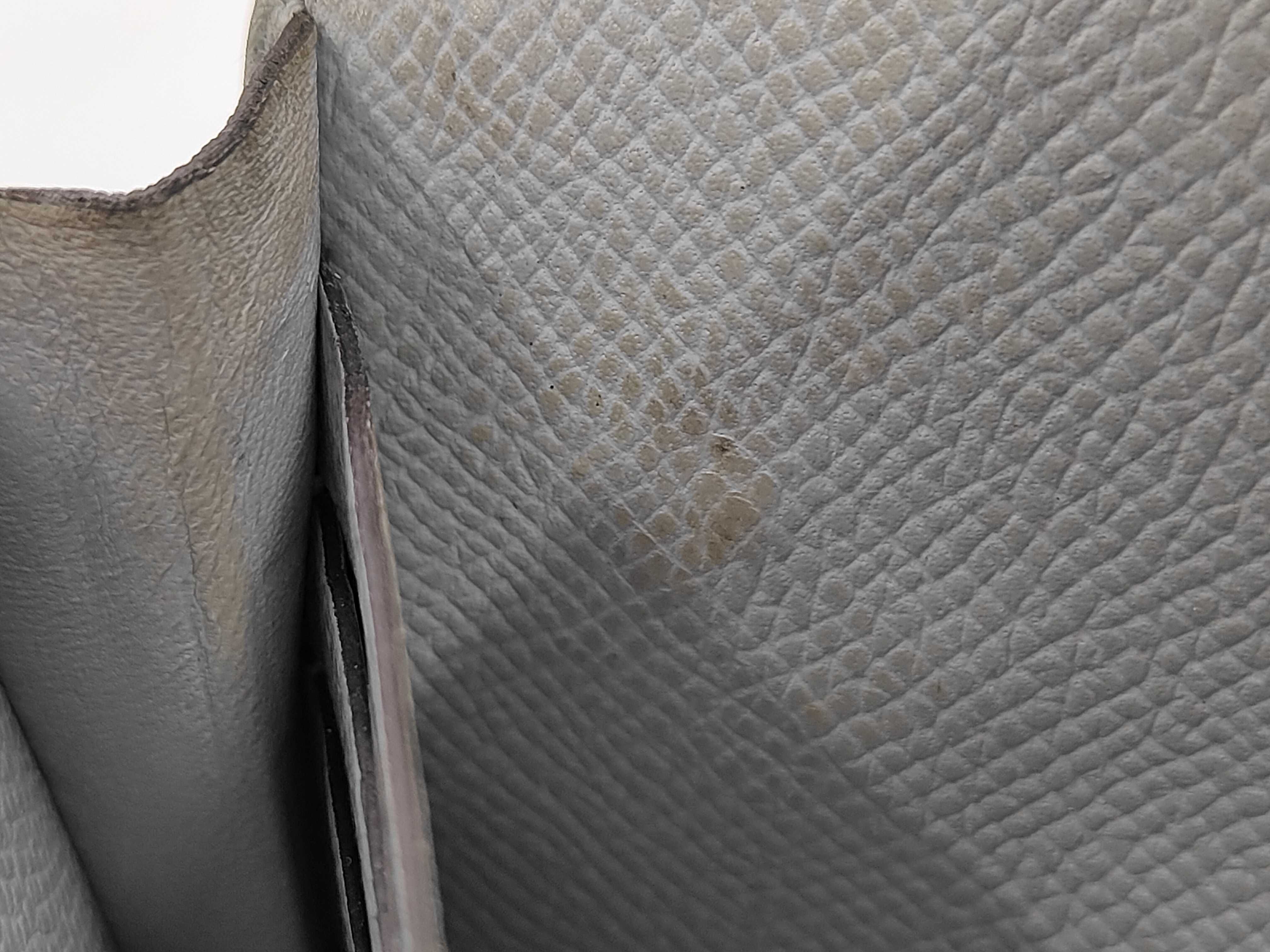 Kelly Pocket Long Wallet, Apic, Veau Epsom Leather, Blue Glacier x Gris Pantin x Craie, K Stamp — view 8
