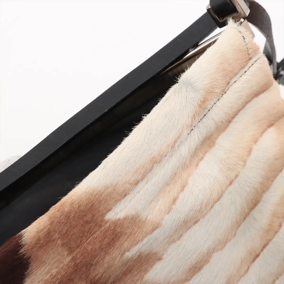 Haraco x Leather Shoulder Bag Beige 26737 — view 11