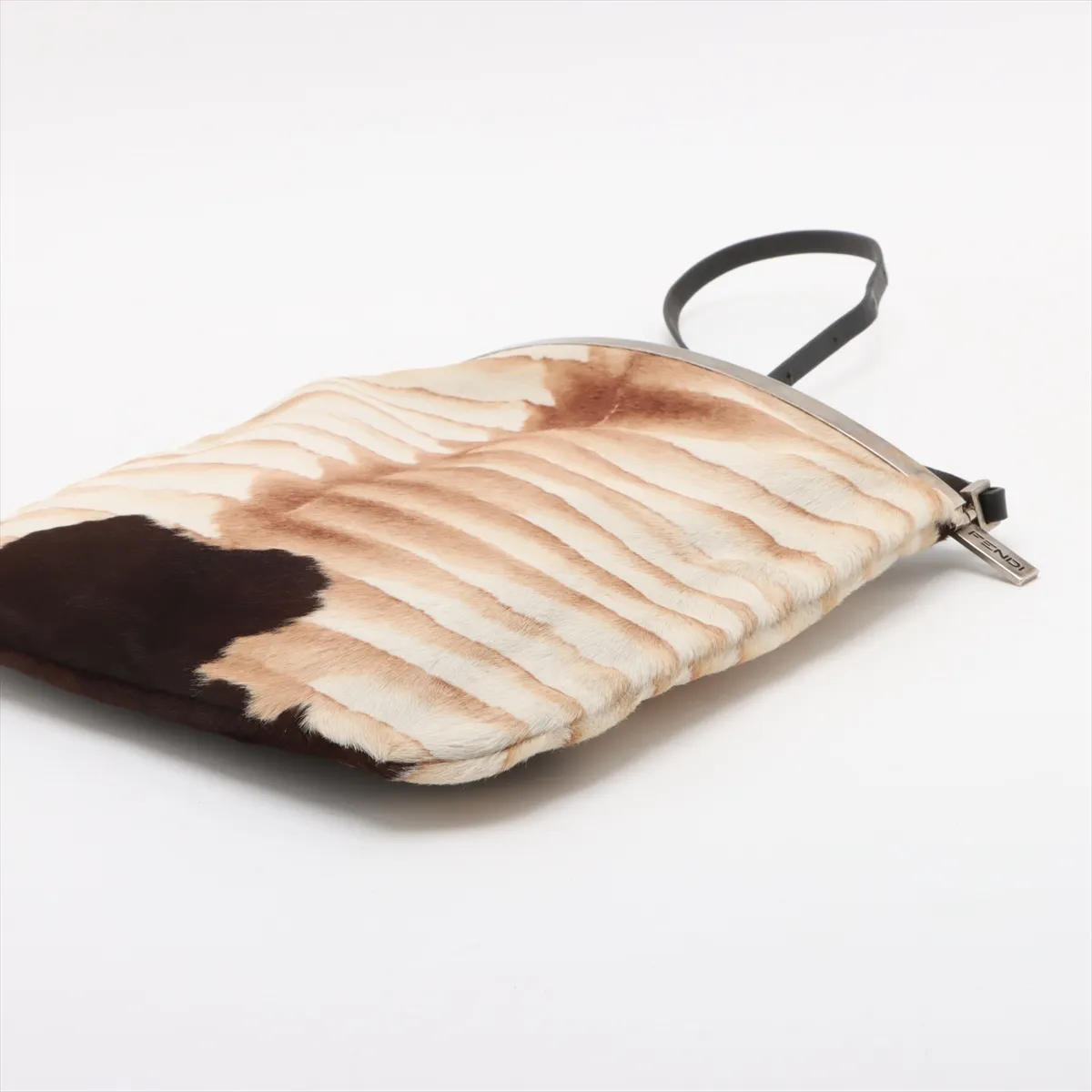 Haraco x Leather Shoulder Bag Beige 26737 — view 3