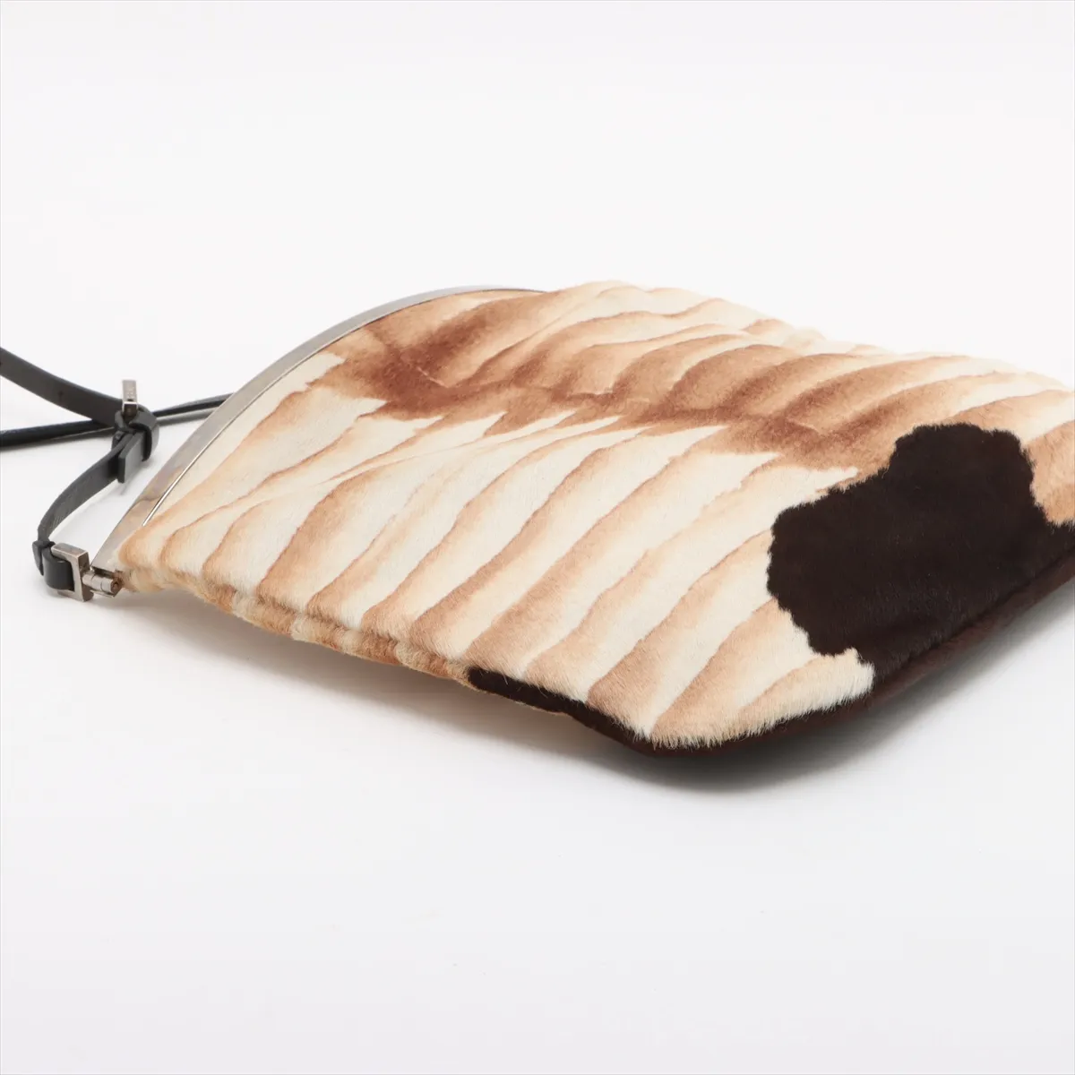 Haraco x Leather Shoulder Bag Beige 26737 — view 4