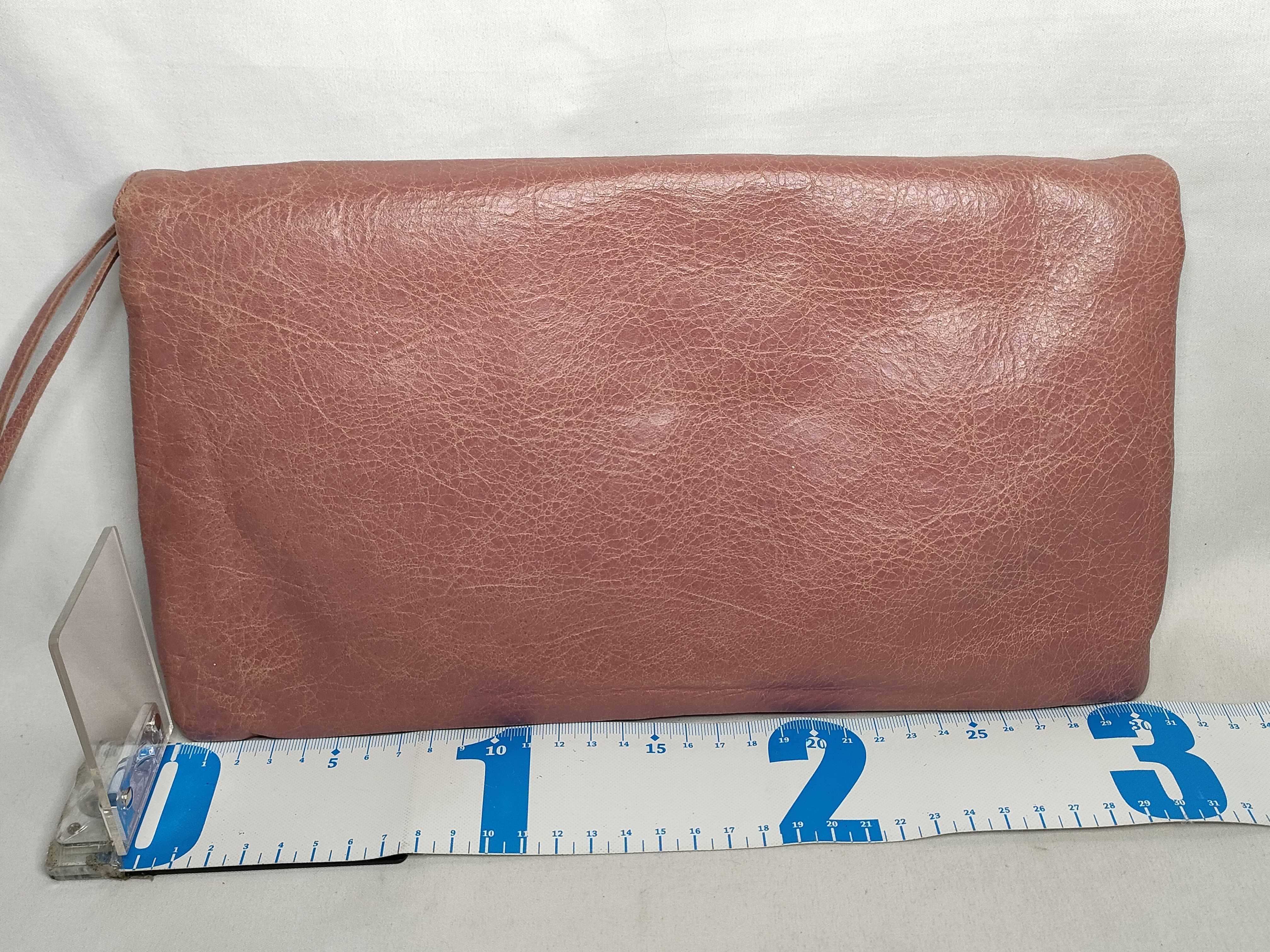 SG - Giant Envelope Leather Clutch bag Pink 282011 With mirror — view 2
