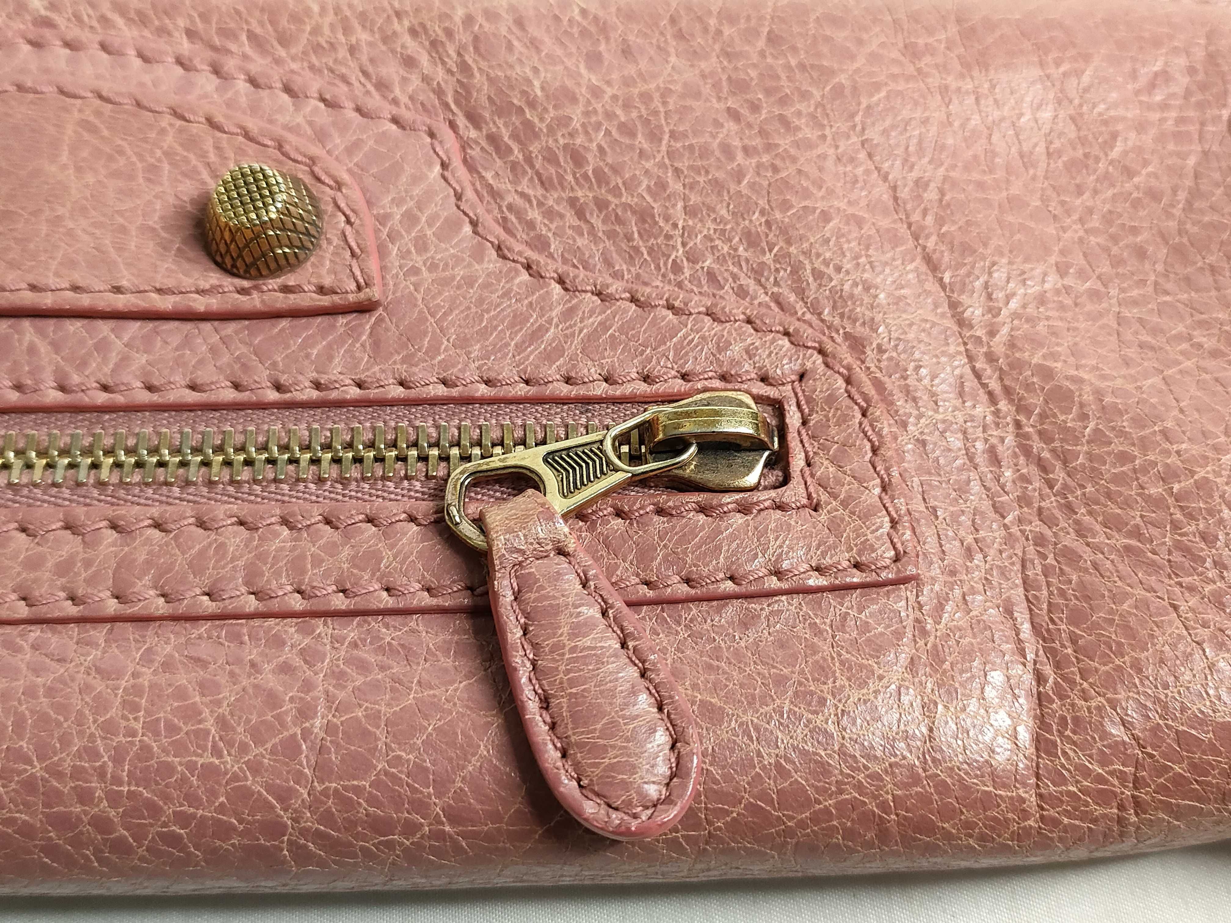 SG - Giant Envelope Leather Clutch bag Pink 282011 With mirror — view 12