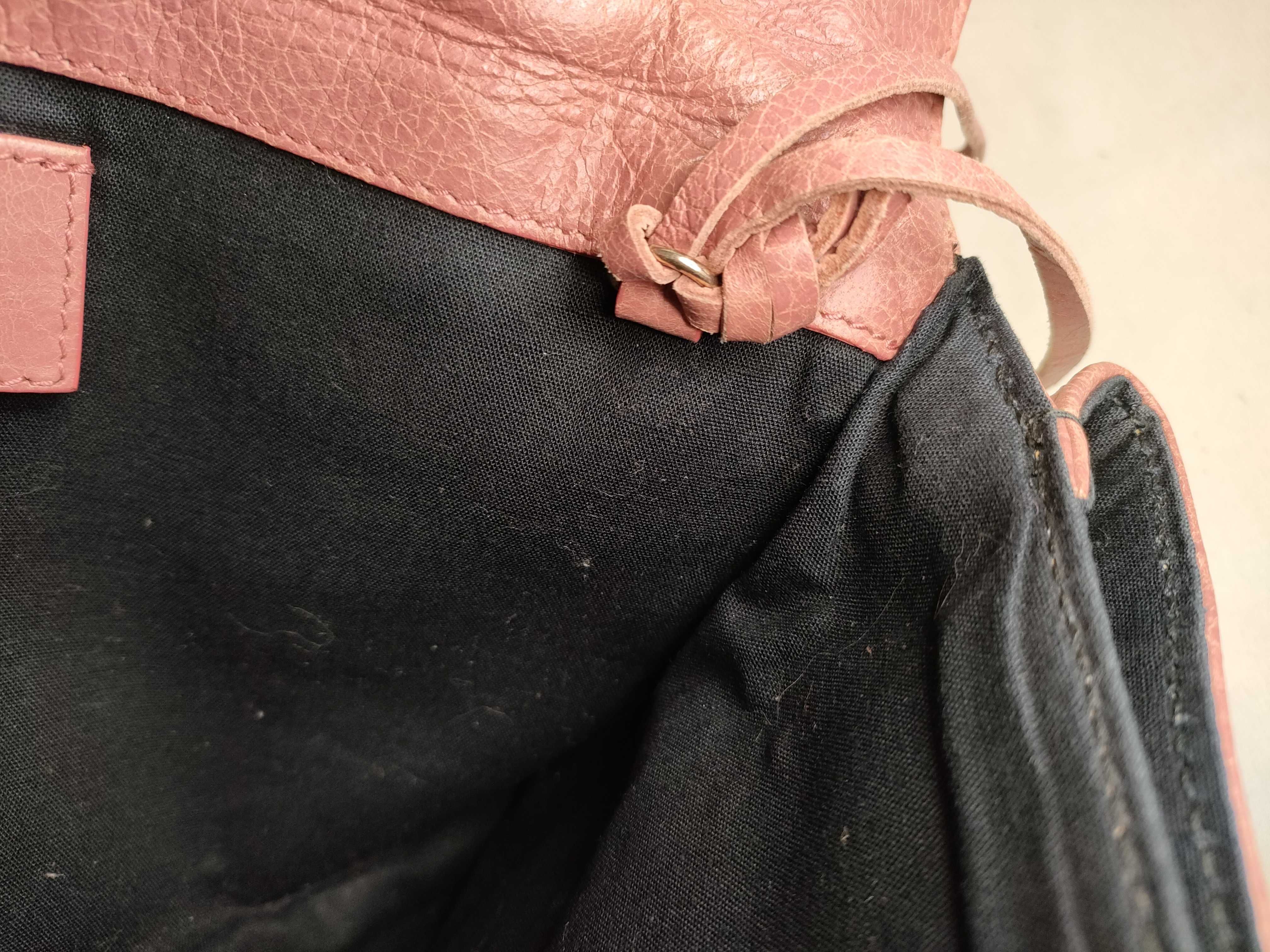 SG - Giant Envelope Leather Clutch bag Pink 282011 With mirror — view 6
