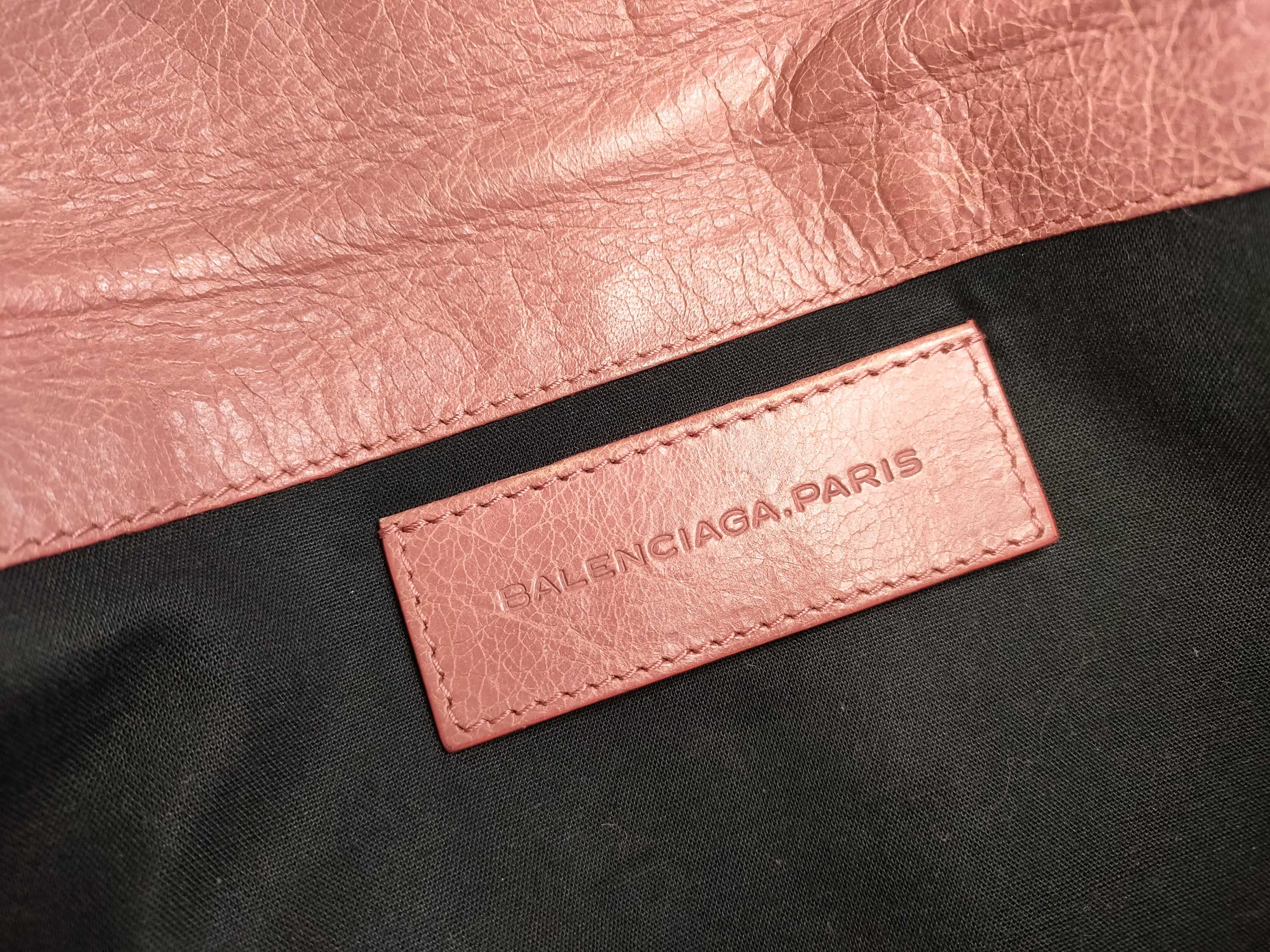 SG - Giant Envelope Leather Clutch bag Pink 282011 With mirror — view 9