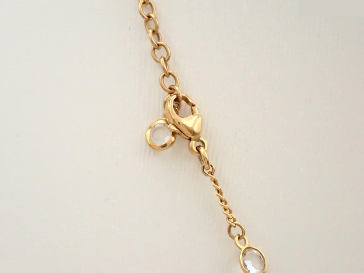 necklace double G key — view 2
