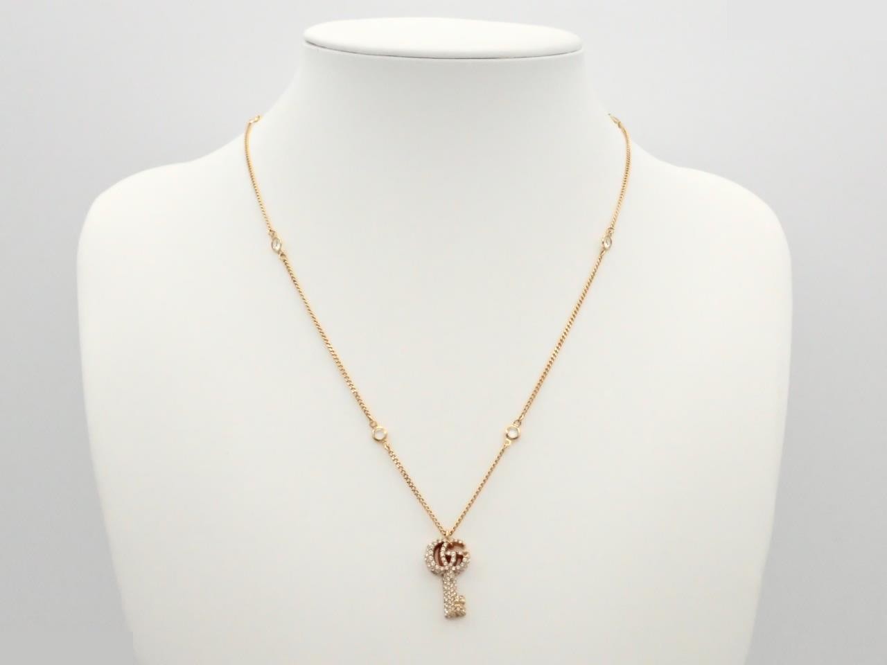 necklace double G key — view 3