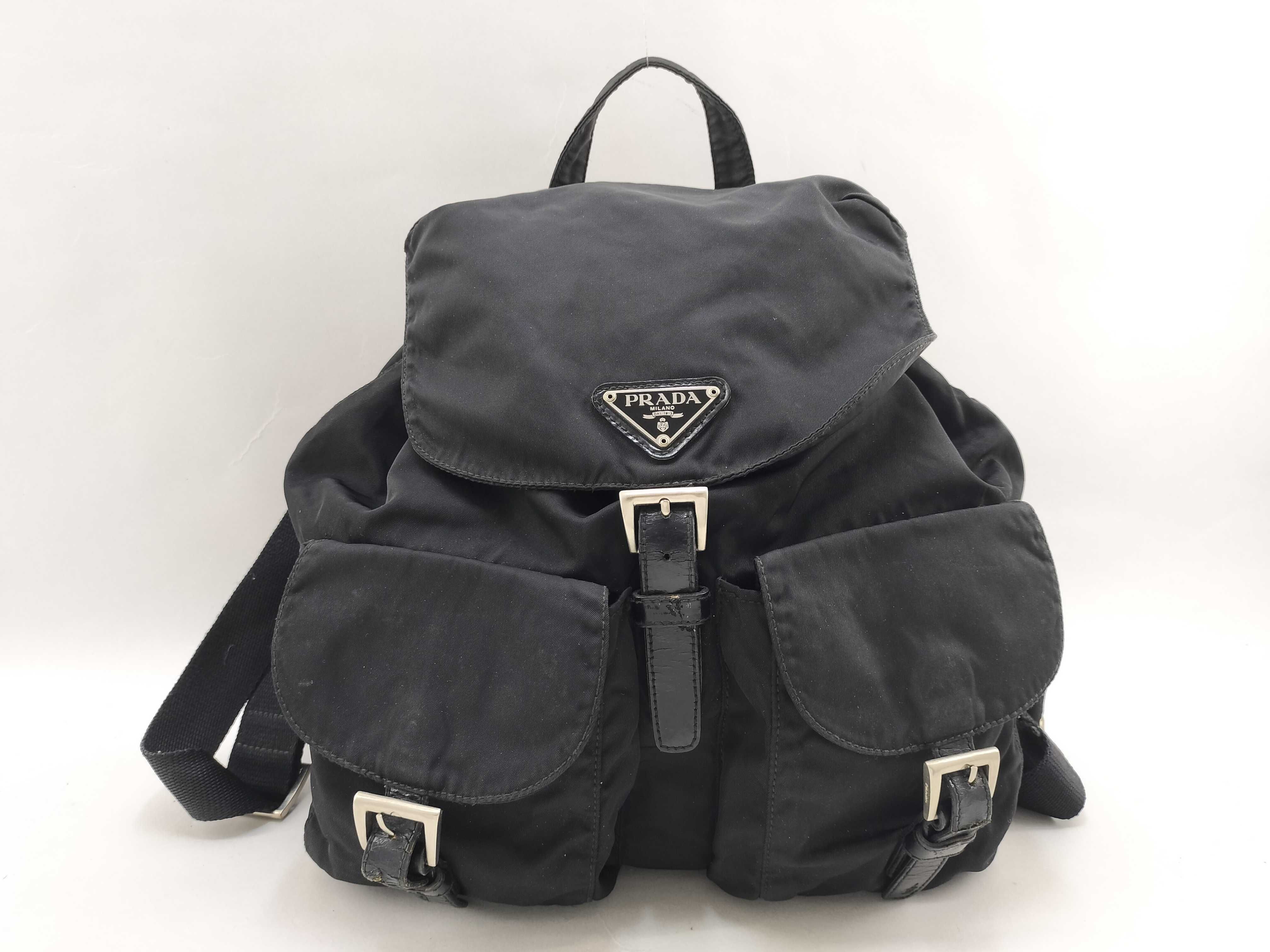 Nylon Prada Backpack, Black Backpack
