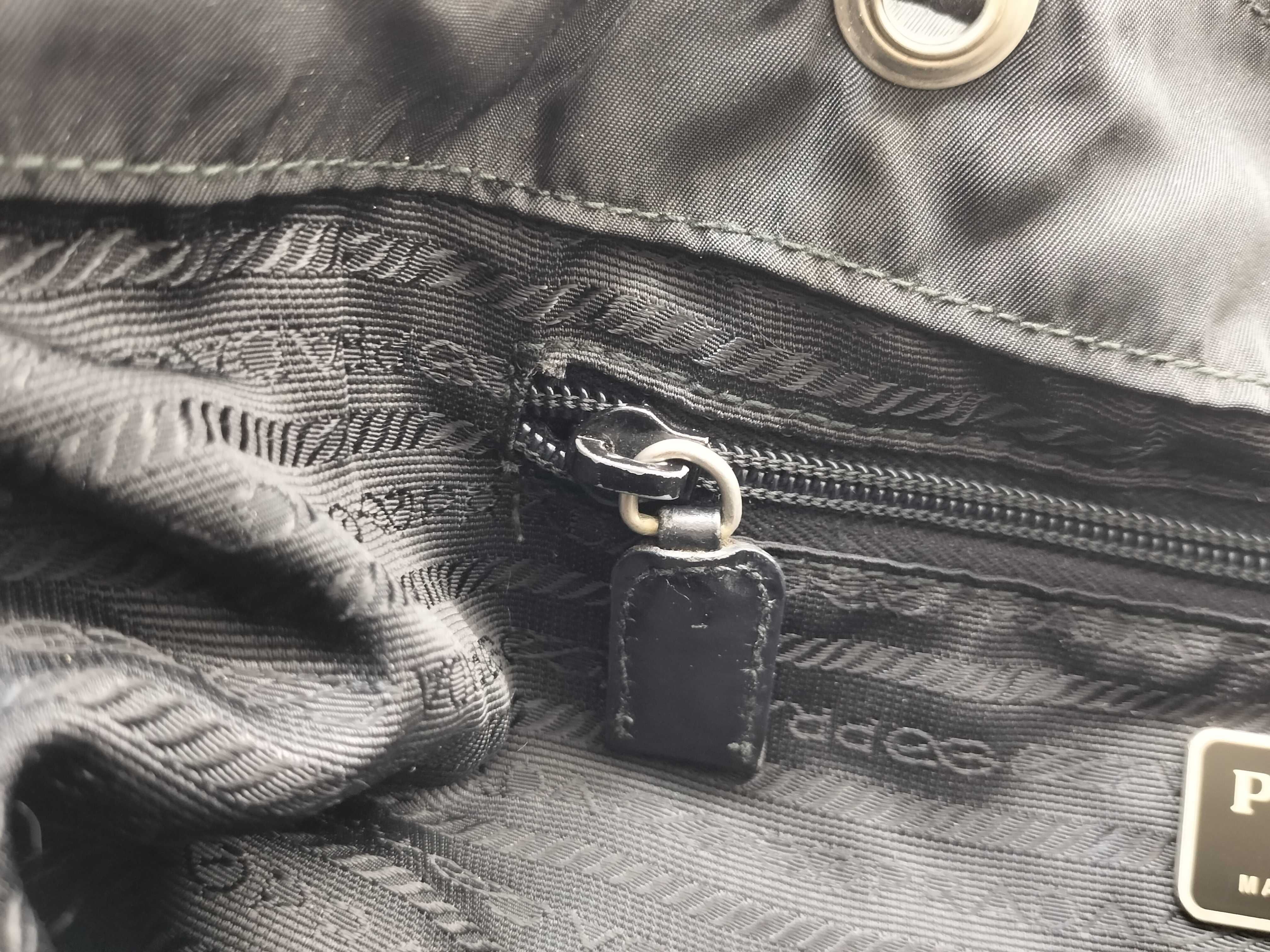 Nylon Prada Backpack, Black Backpack — view 13