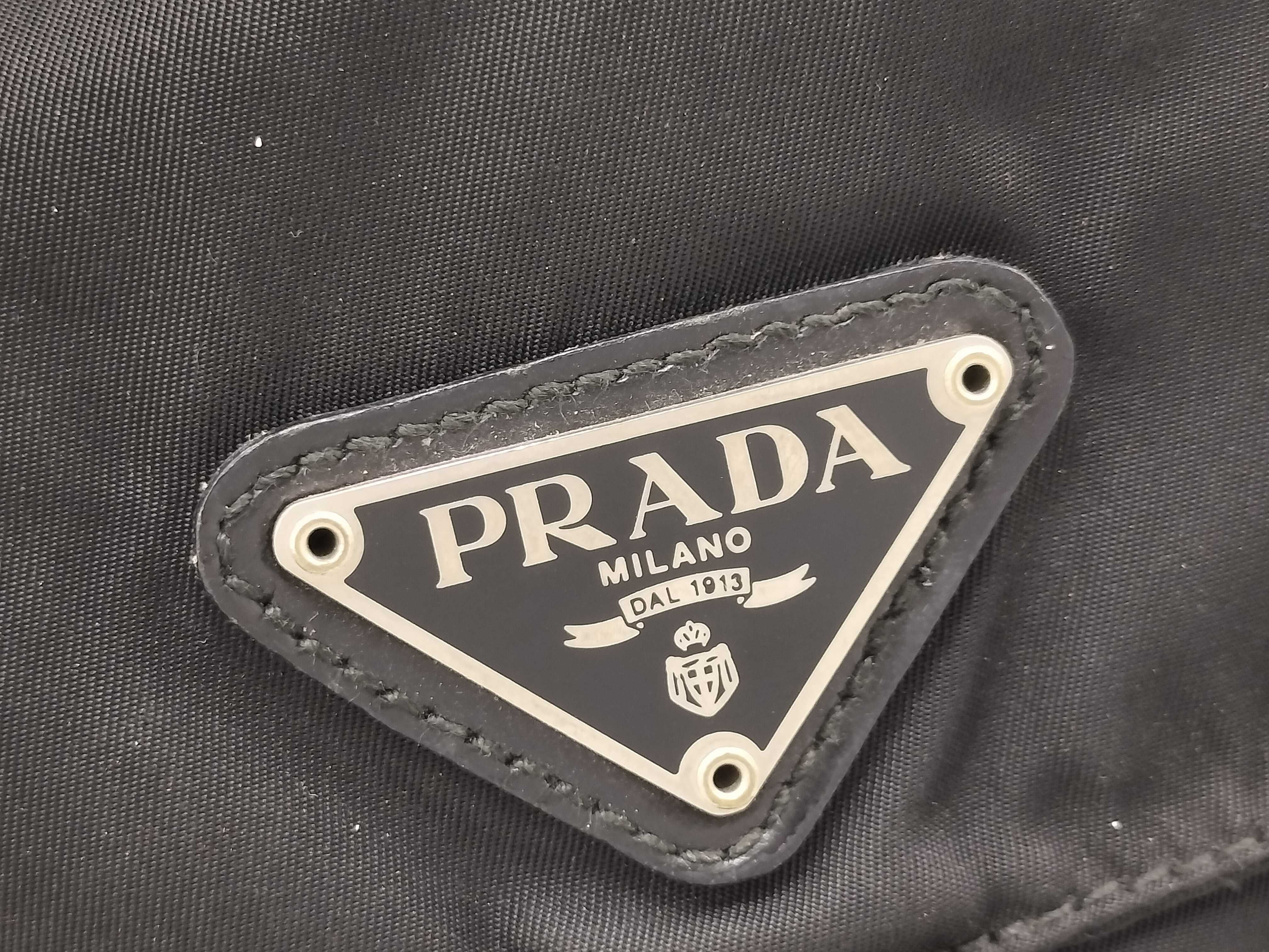 Nylon Prada Backpack, Black Backpack — view 14