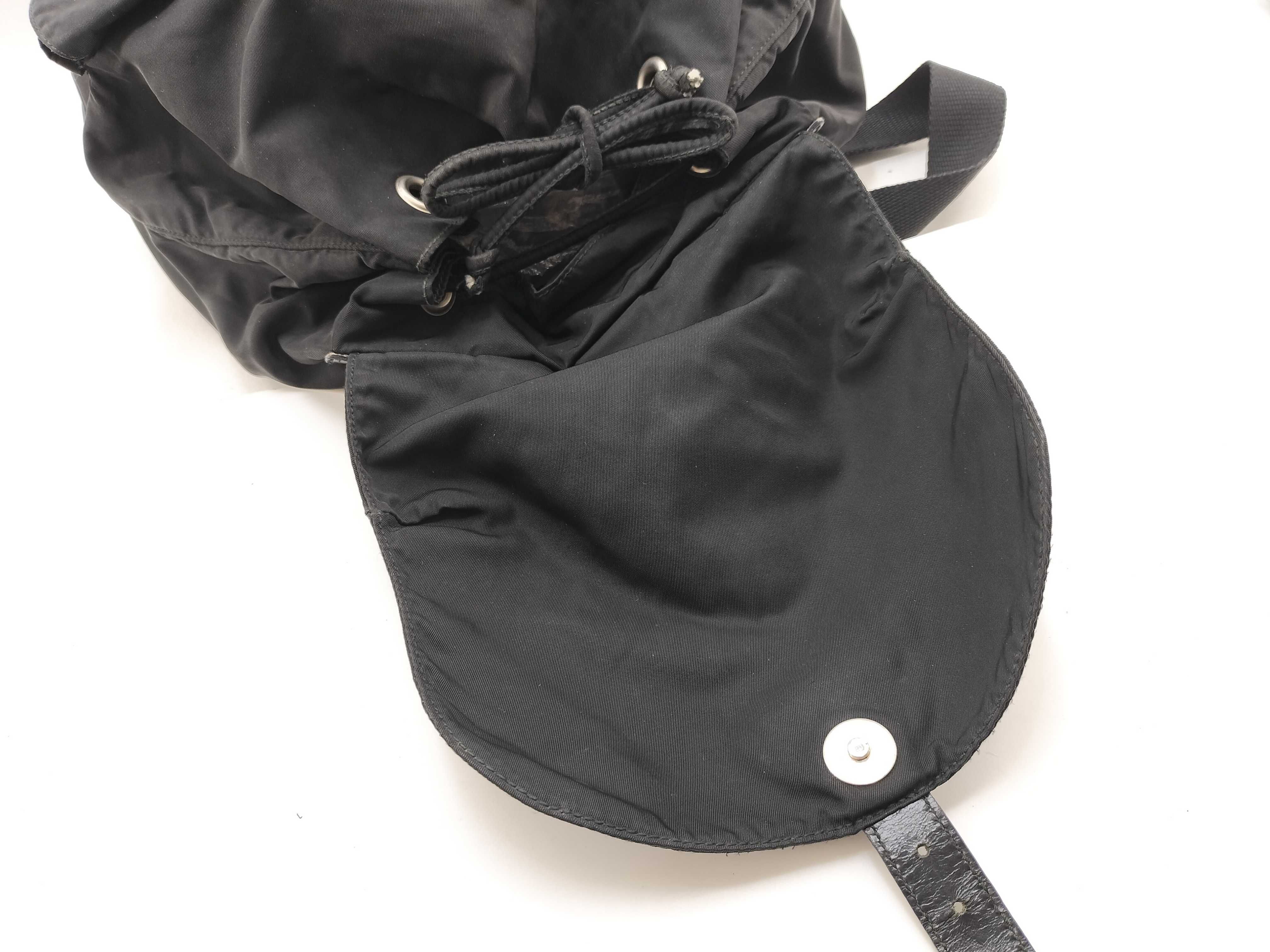 Nylon Prada Backpack, Black Backpack — view 10