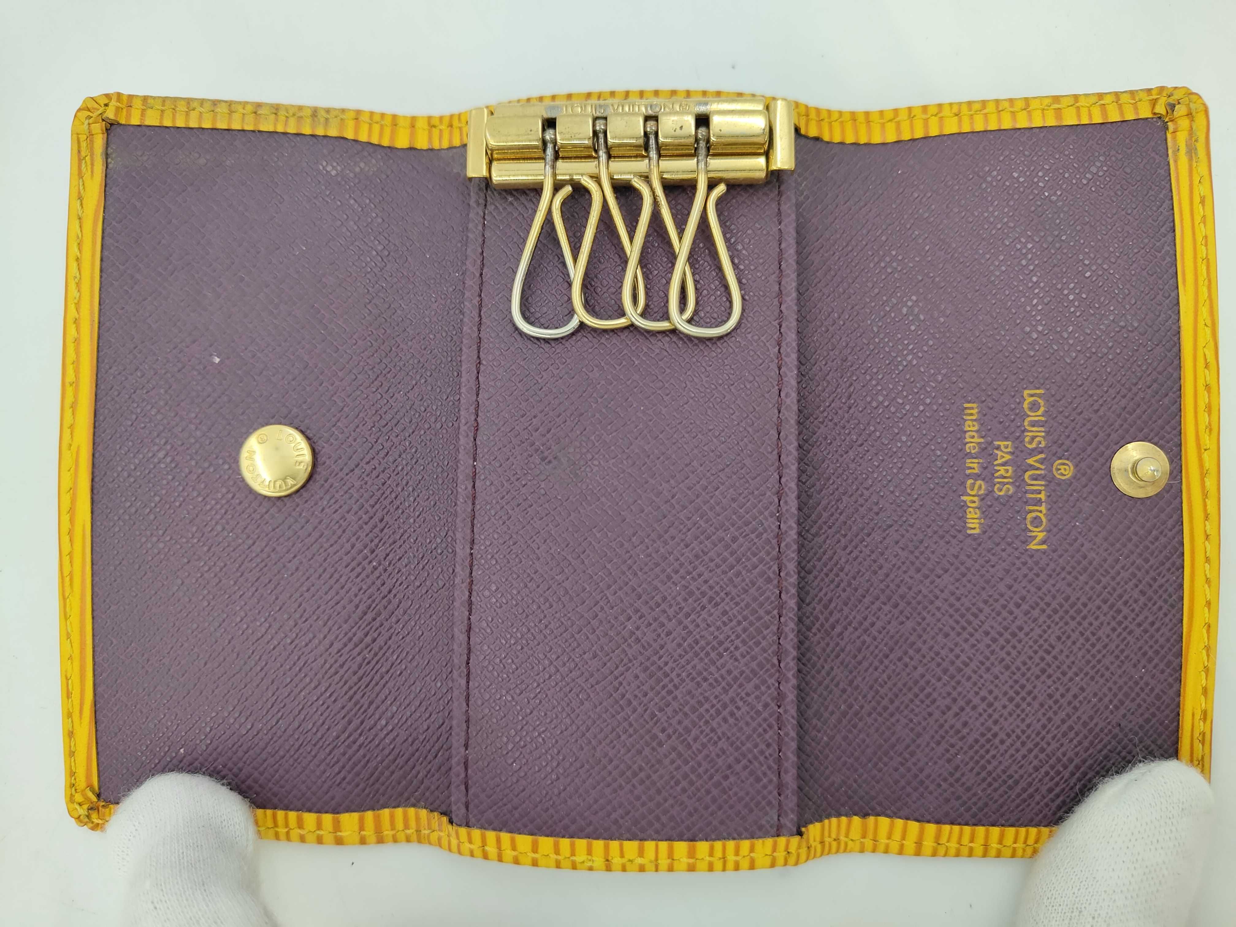 Epi Multicles 4 Epi Tassili Yellow Key Case — view 7
