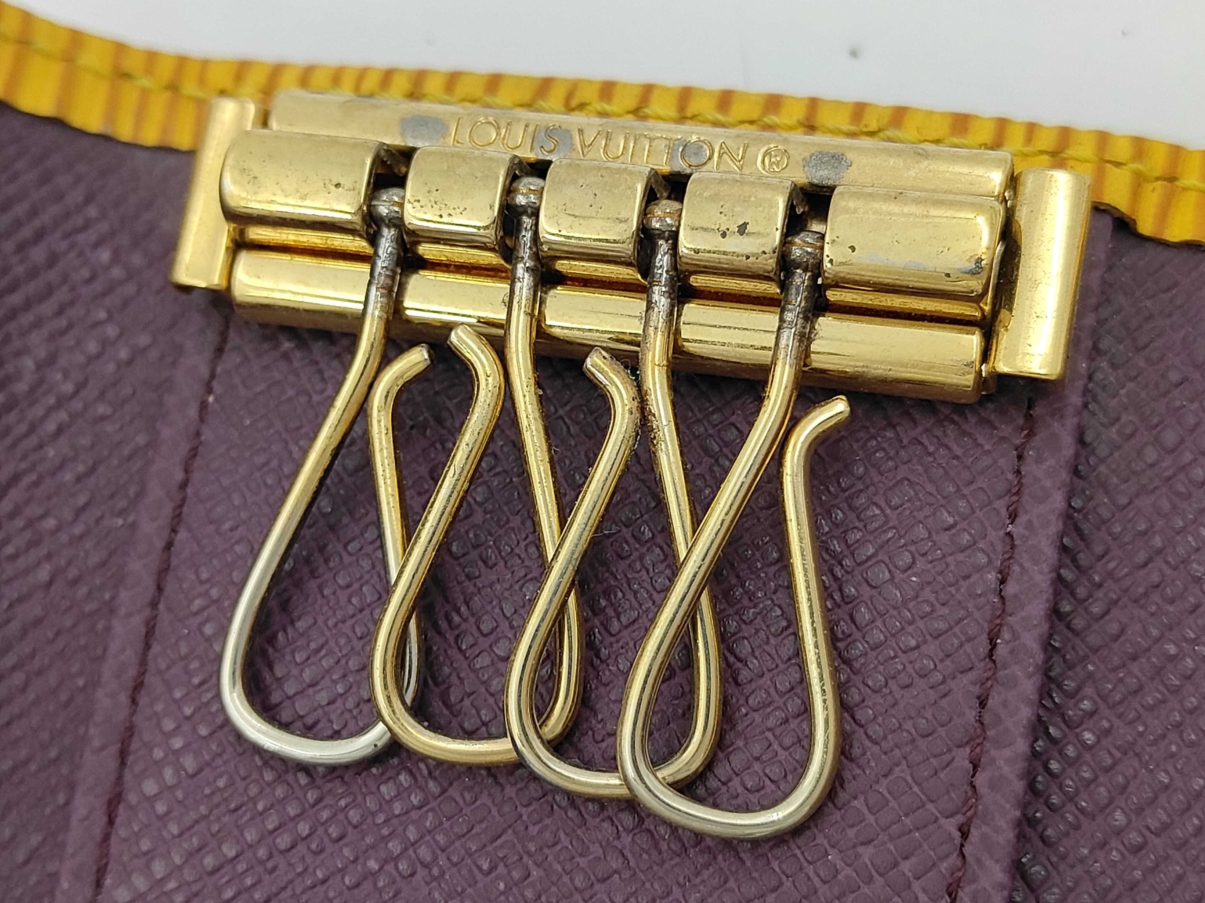Epi Multicles 4 Epi Tassili Yellow Key Case — view 8
