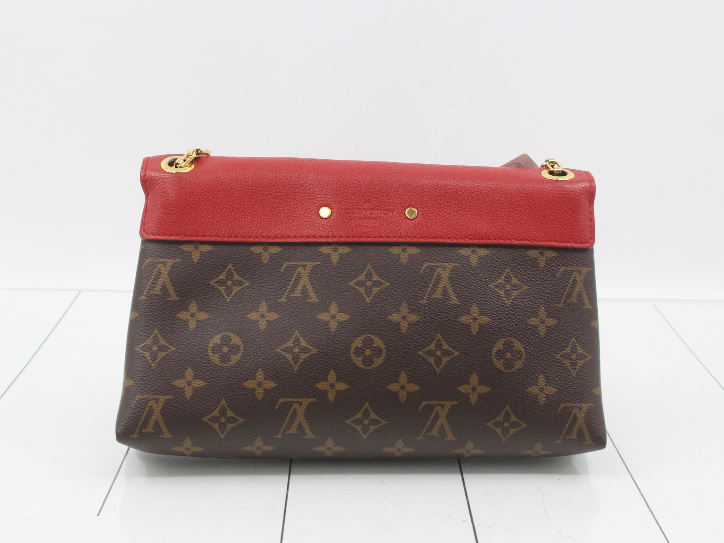 Monogram Pallas Chain Cerise Shoulder Bag — view 2