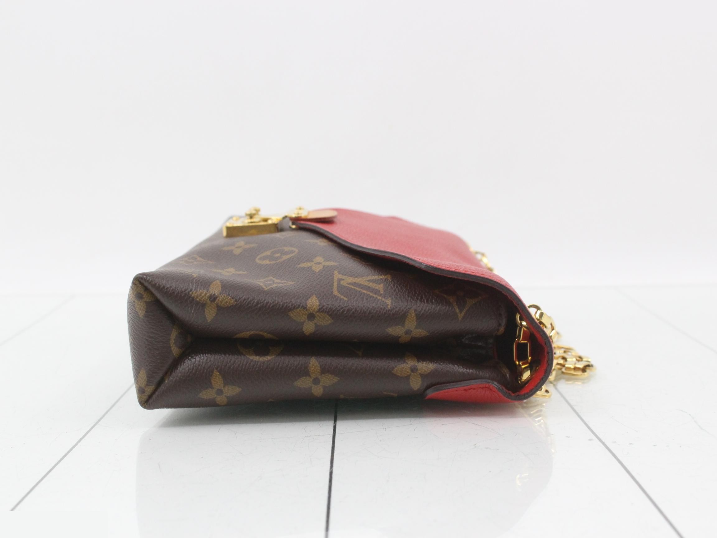 Monogram Pallas Chain Cerise Shoulder Bag — view 3