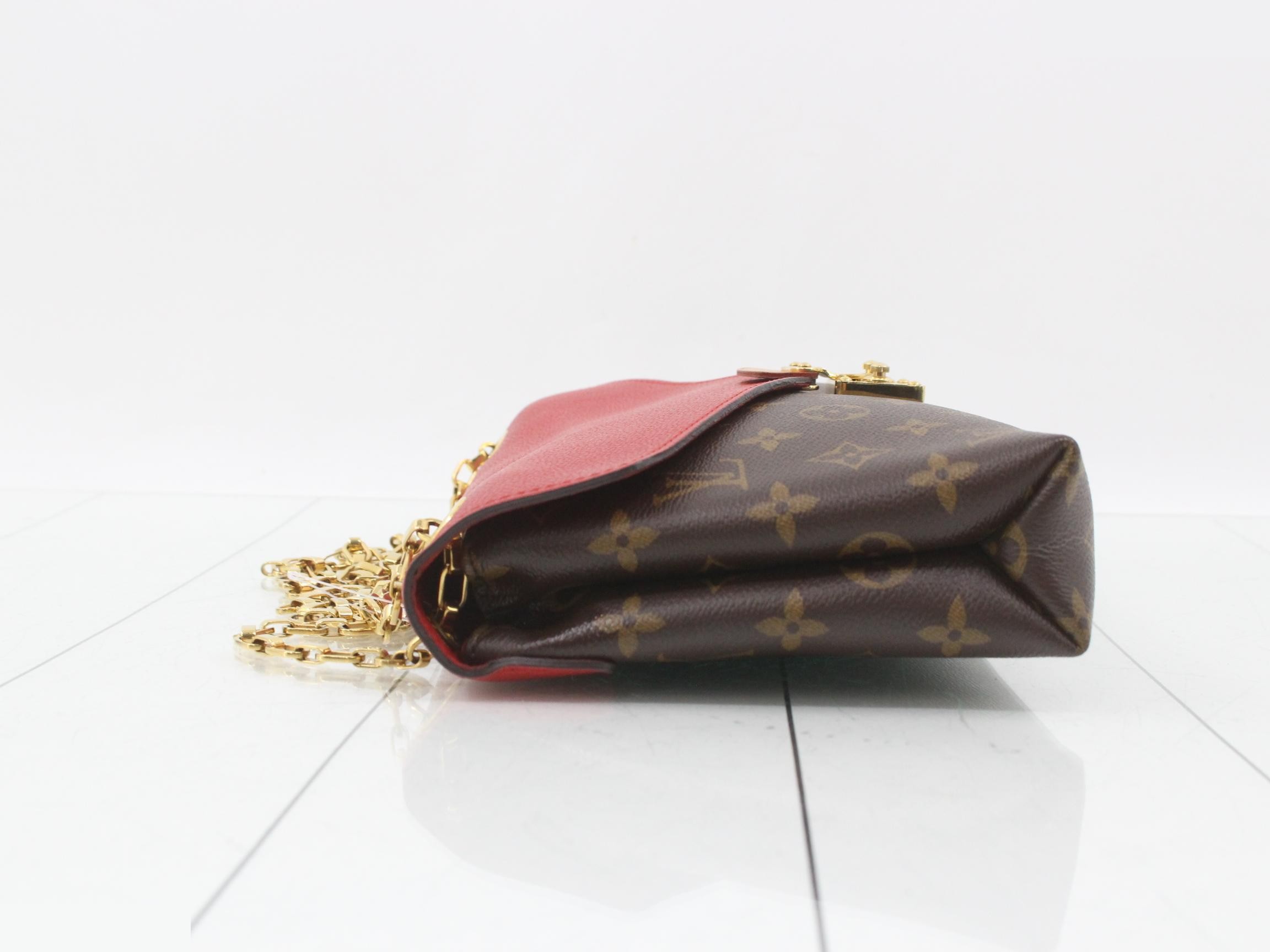 Monogram Pallas Chain Cerise Shoulder Bag — view 4