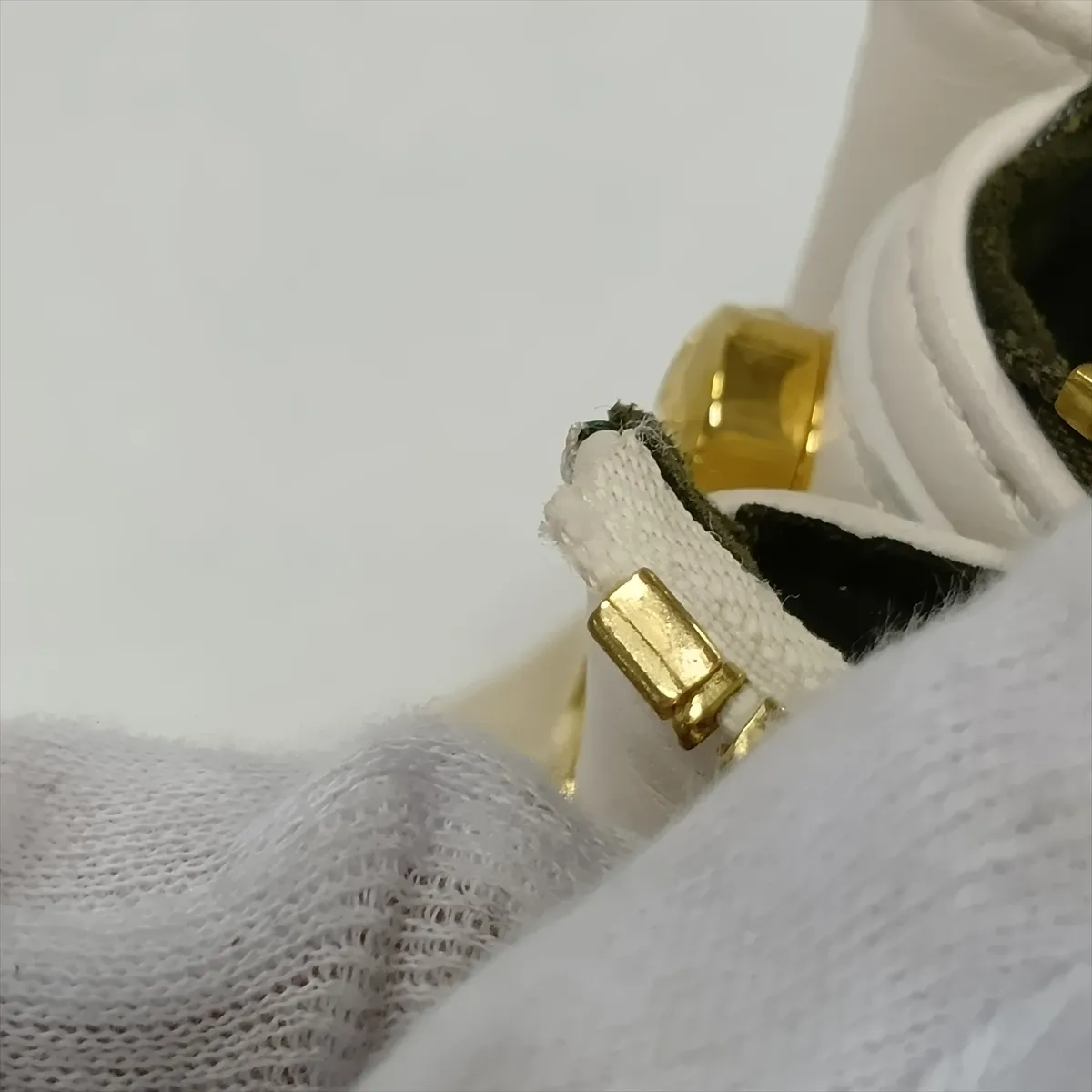 Monogram Embossed Couchon PM M57793 PL0251 White (RFID detected) — view 11