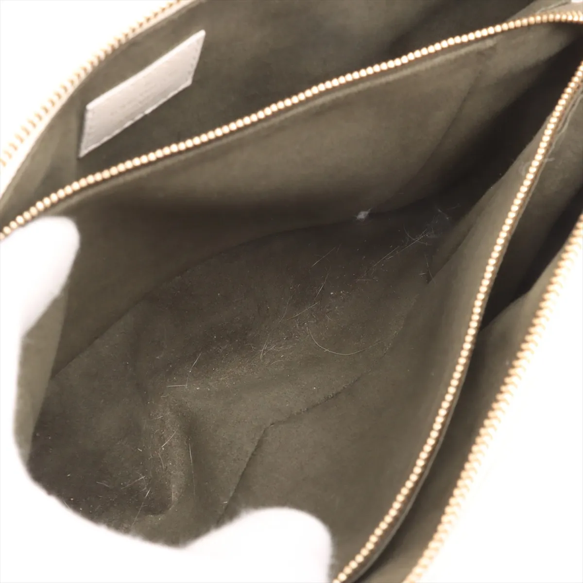 Monogram Embossed Couchon PM M57793 PL0251 White (RFID detected) — view 7