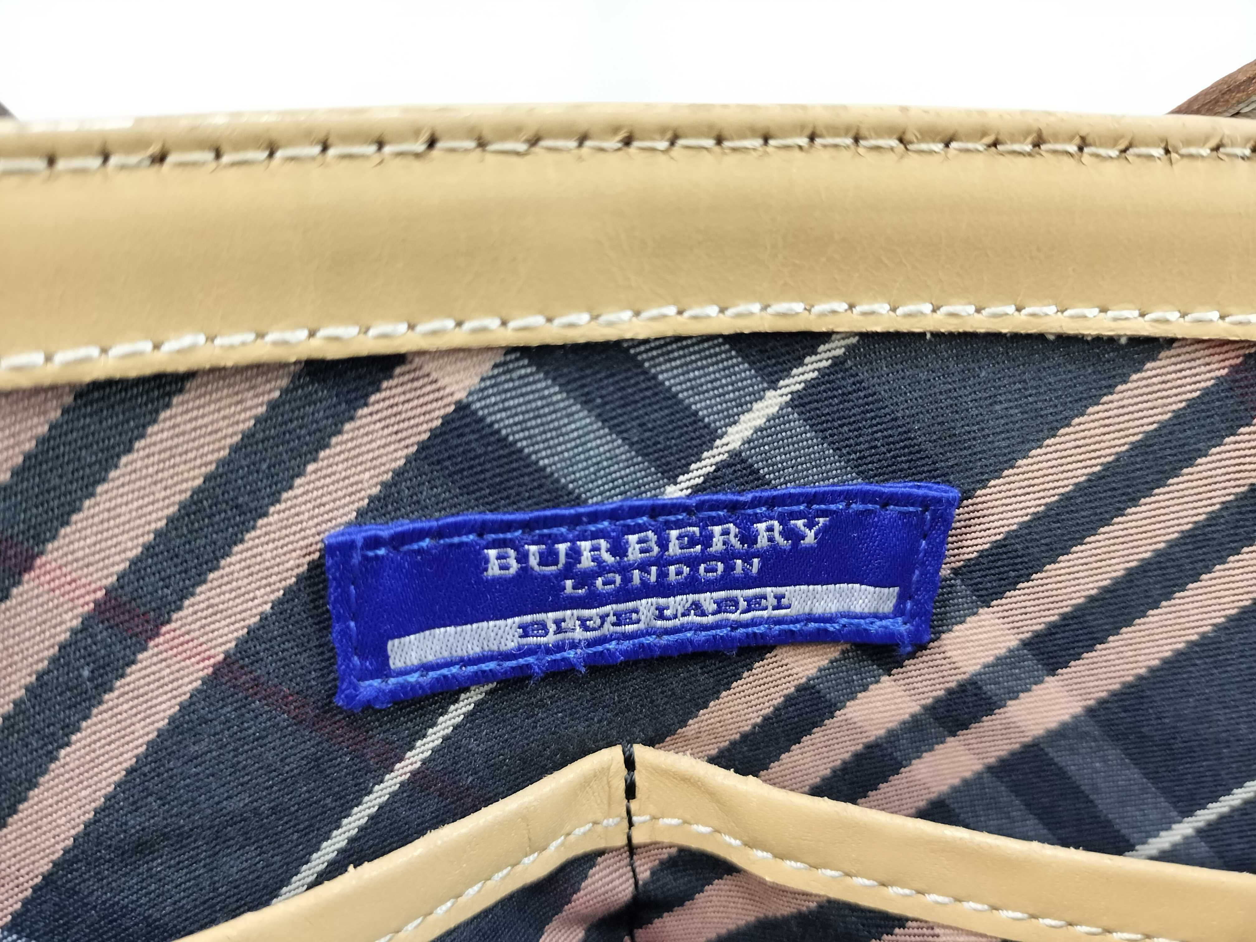 Blue Label Burberry Tote Bag Black Handbag — view 11