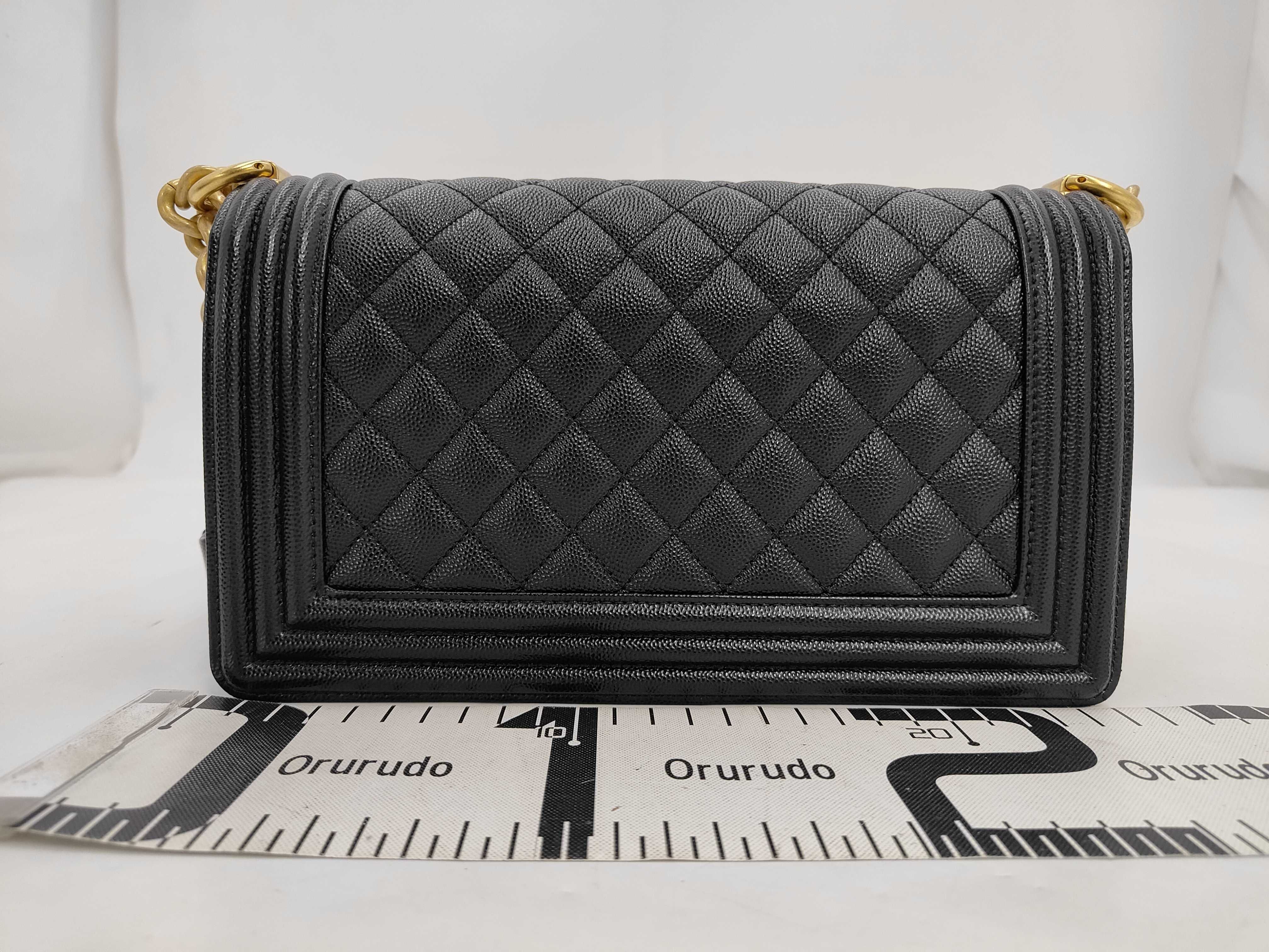 IC Plate A67086 Caviar Skin Boy Chanel 25 Shoulder Bag — view 2