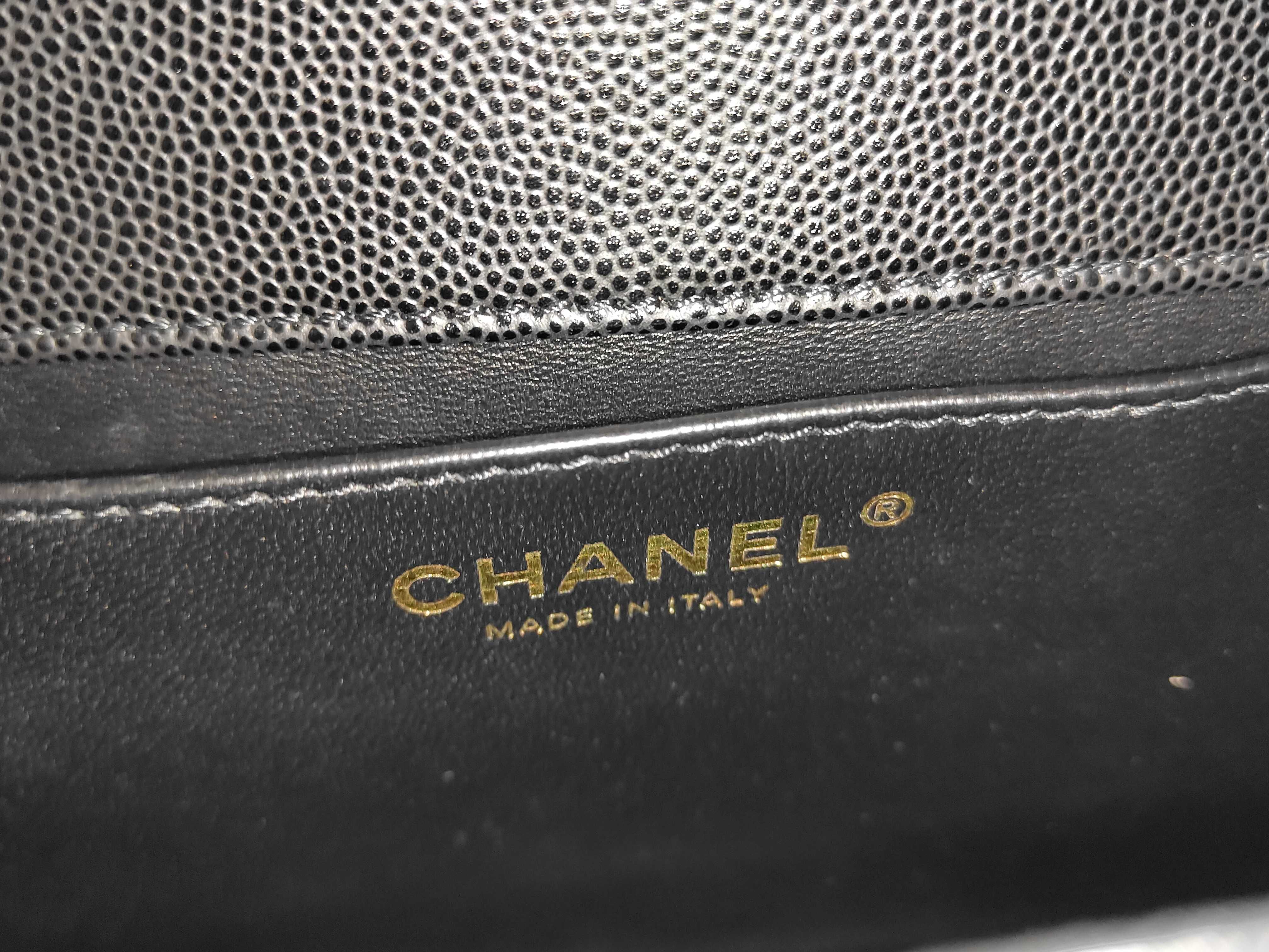 IC Plate A67086 Caviar Skin Boy Chanel 25 Shoulder Bag — view 11