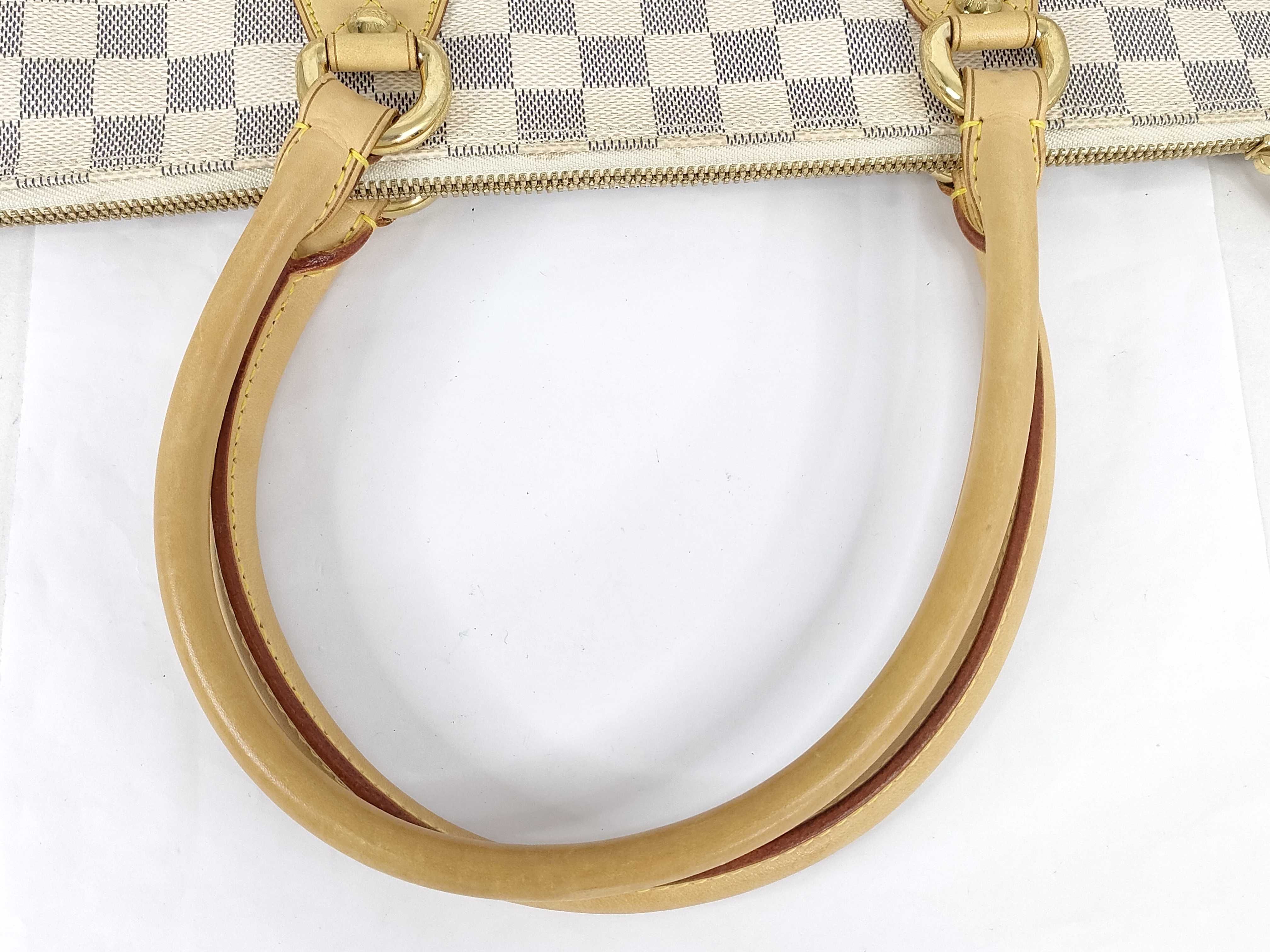 Damier Azur Saleya MM Tote Bag — view 3