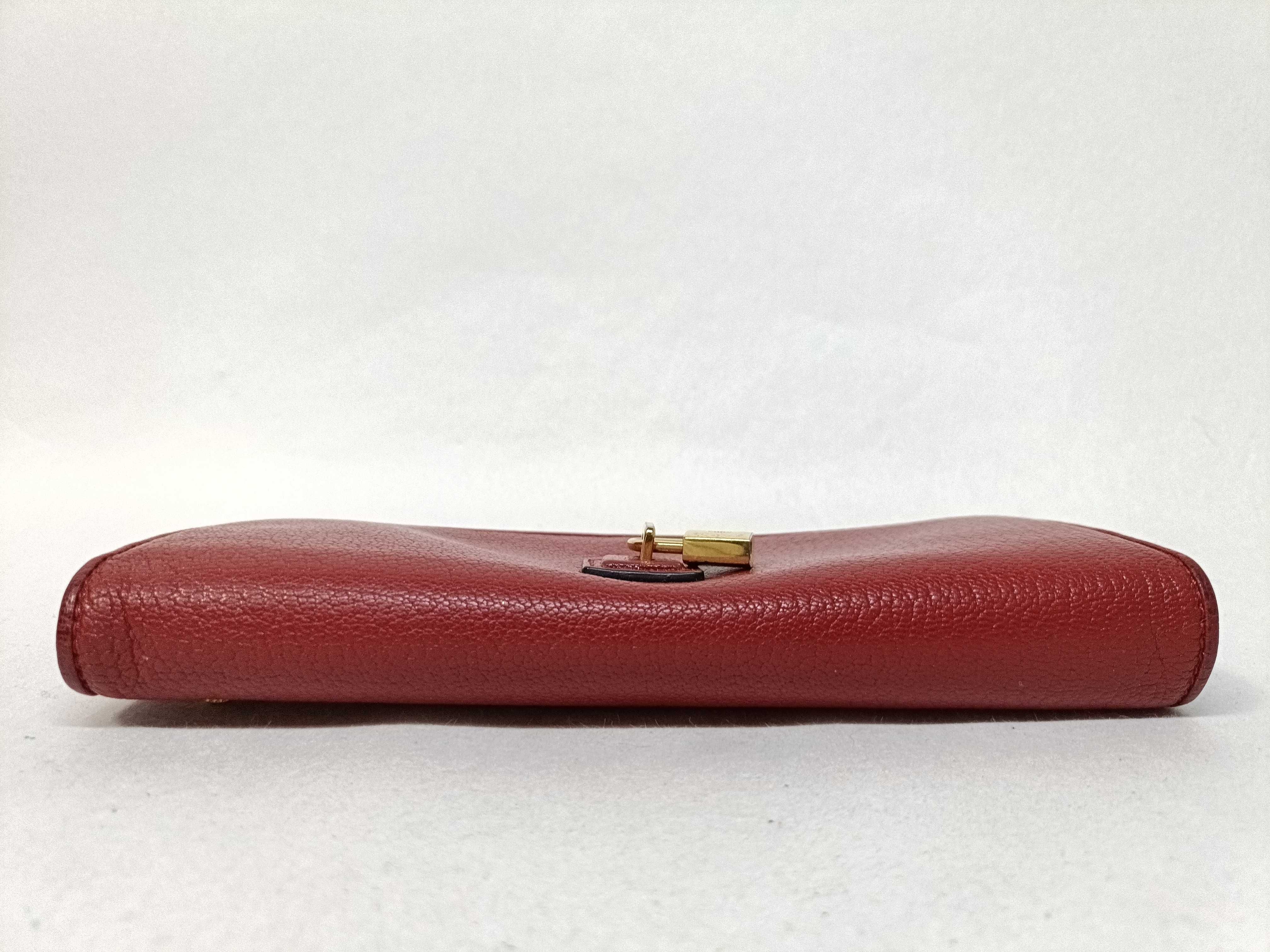 Leather Long Wallet with Padlock — view 6