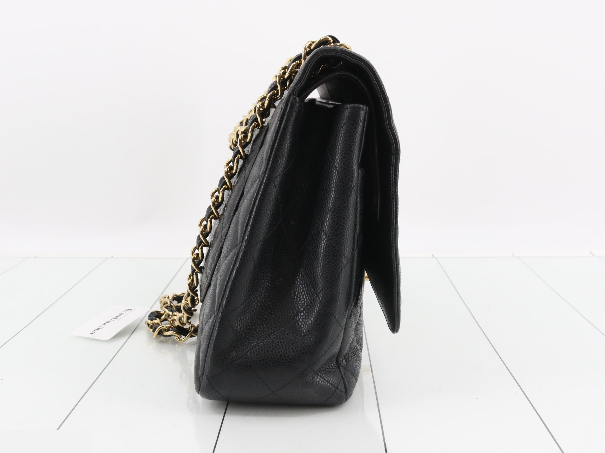 Caviar Skin Matelassé 34 Maxi Double Flap, No. 16 — view 4
