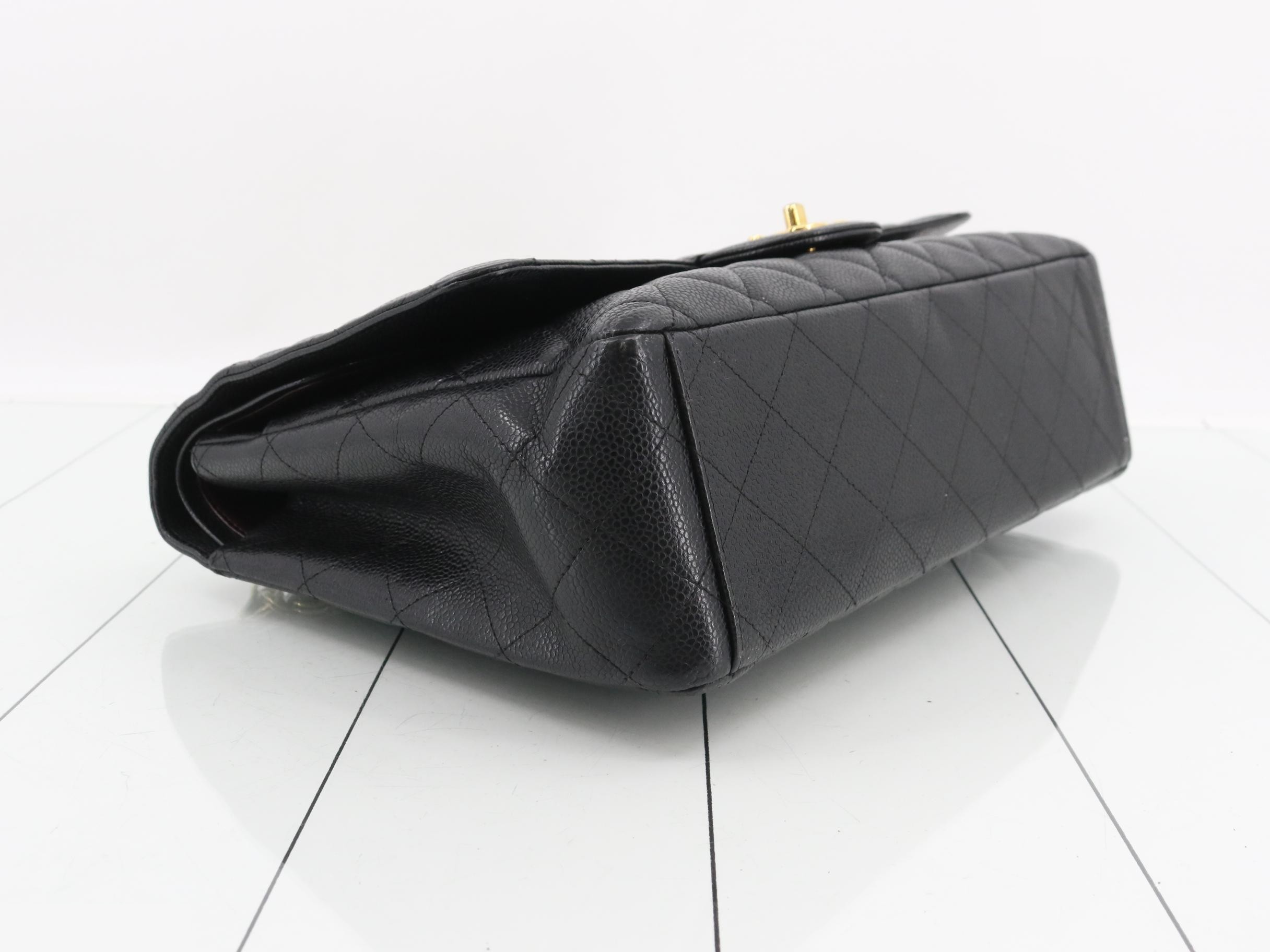 Caviar Skin Matelassé 34 Maxi Double Flap, No. 16 — view 5
