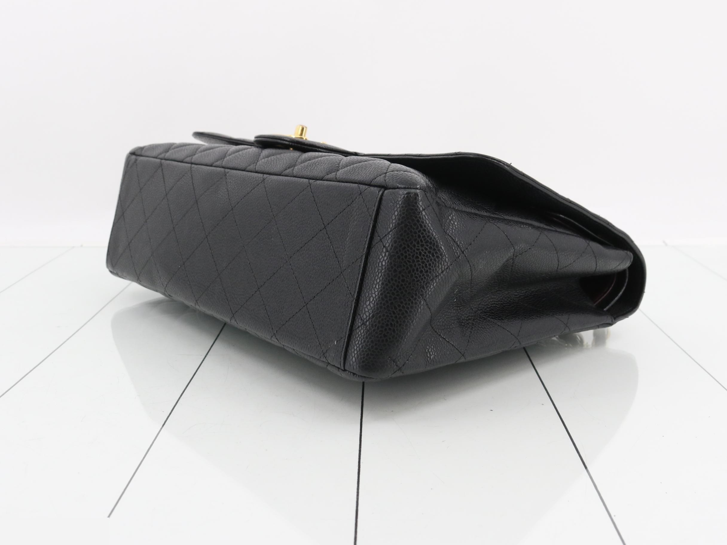 Caviar Skin Matelassé 34 Maxi Double Flap, No. 16 — view 6