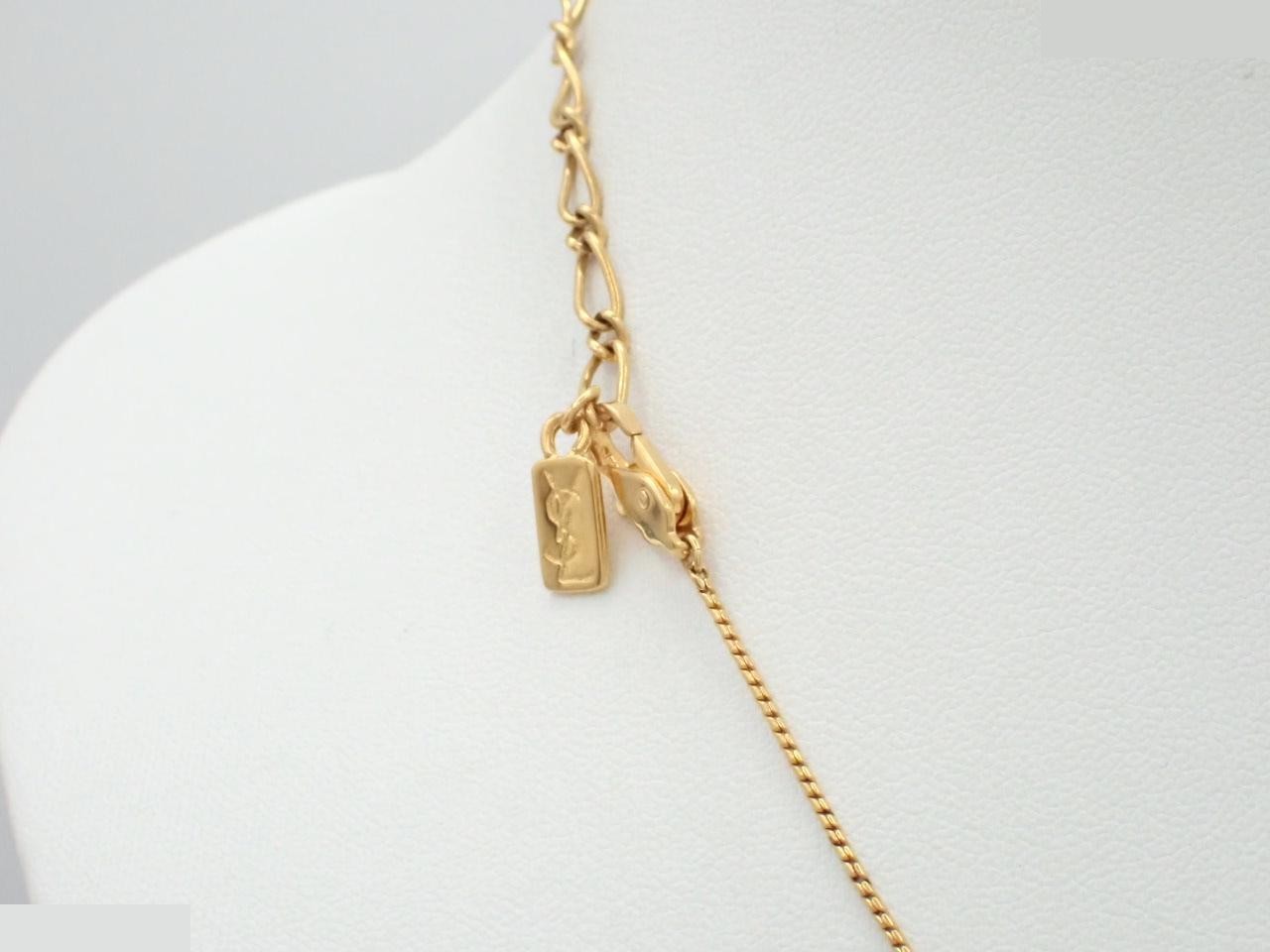 necklace/pendant with rhinestones; neck circumference approximately 48cm. — view 2