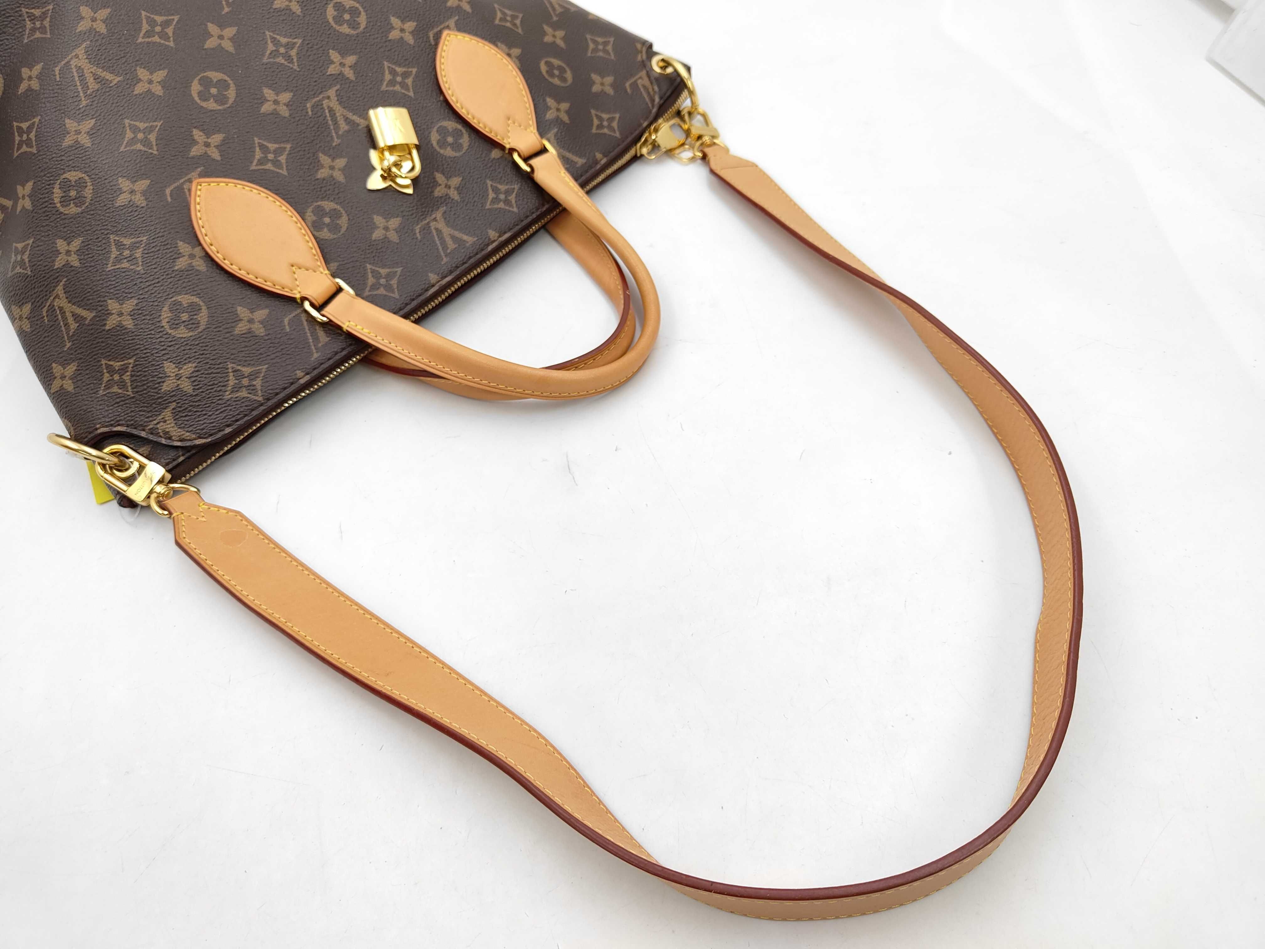 Monogram Flower Zipped Tote Bag — view 4