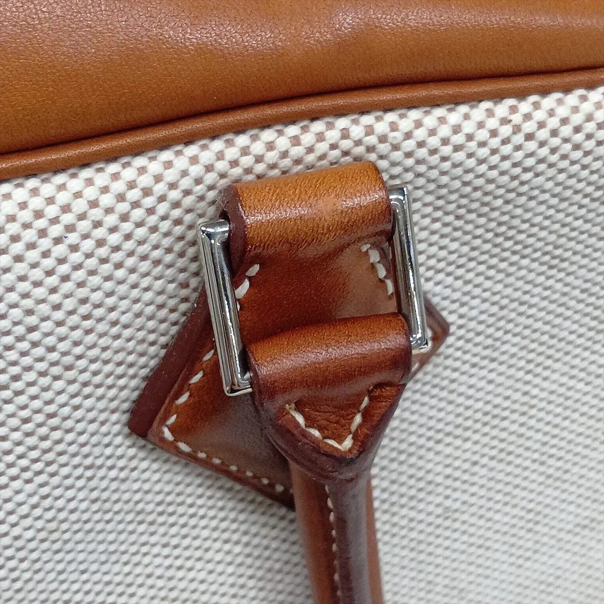 Plume 28 Toile H x Leather Beige x Brown Silver Hardware K: 2007 — view 15