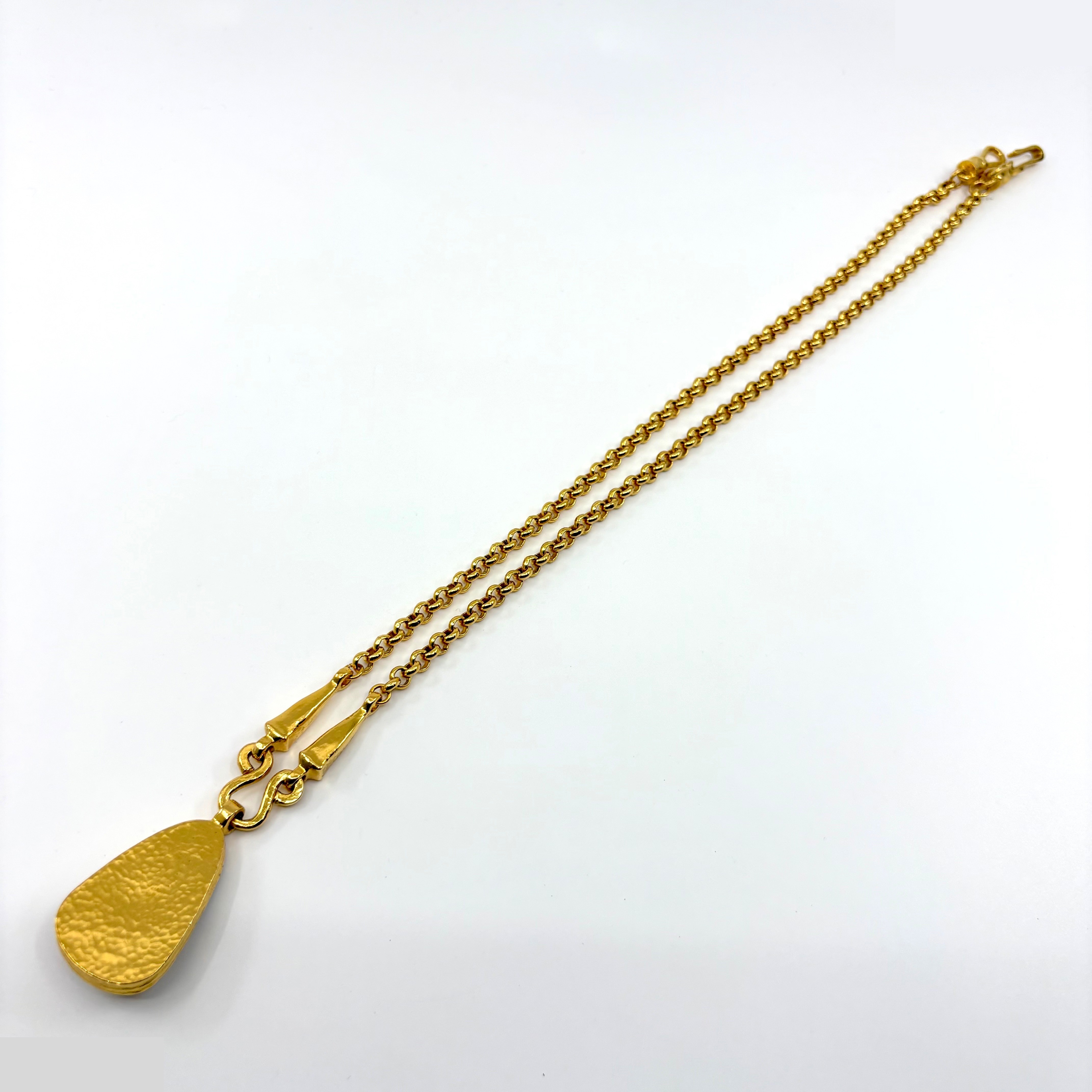 Coco Mark Color Stone (Precious Metal) Necklace/Pendant — view 2