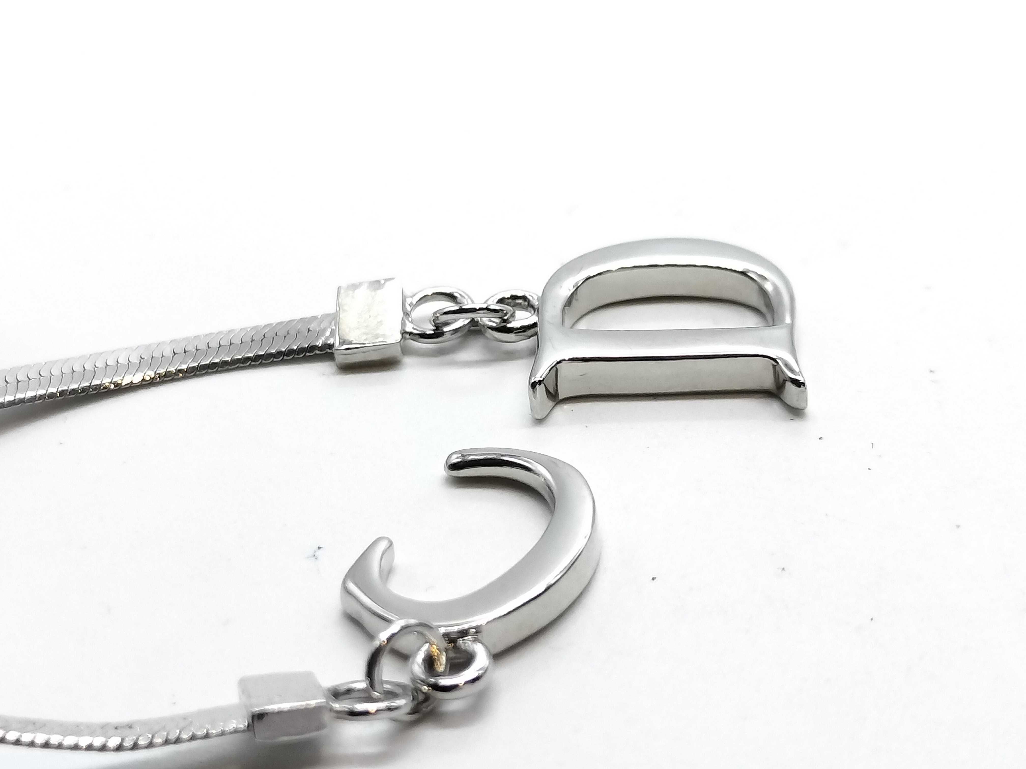 Silver CD Ribbon Bracelet/Bangle — view 3