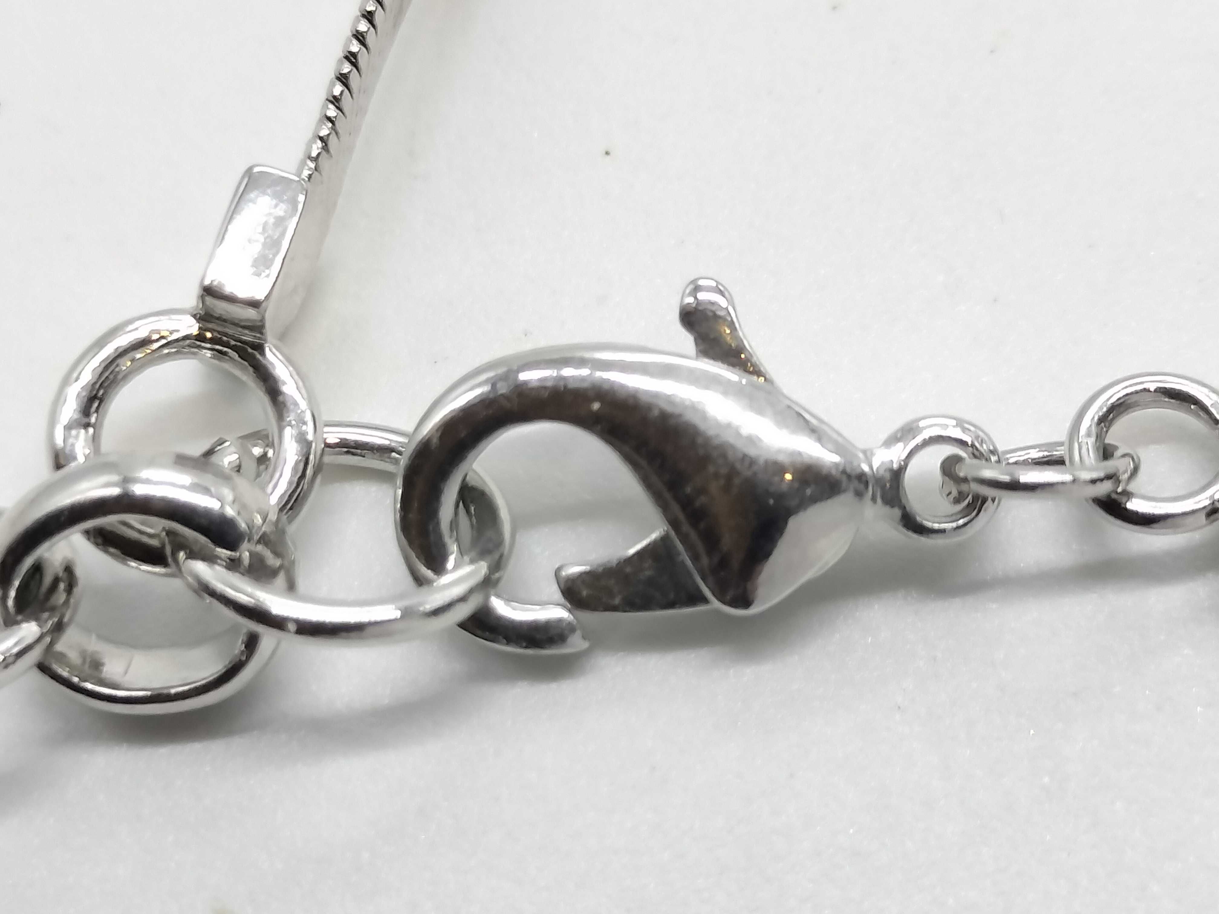 Silver CD Ribbon Bracelet/Bangle — view 4